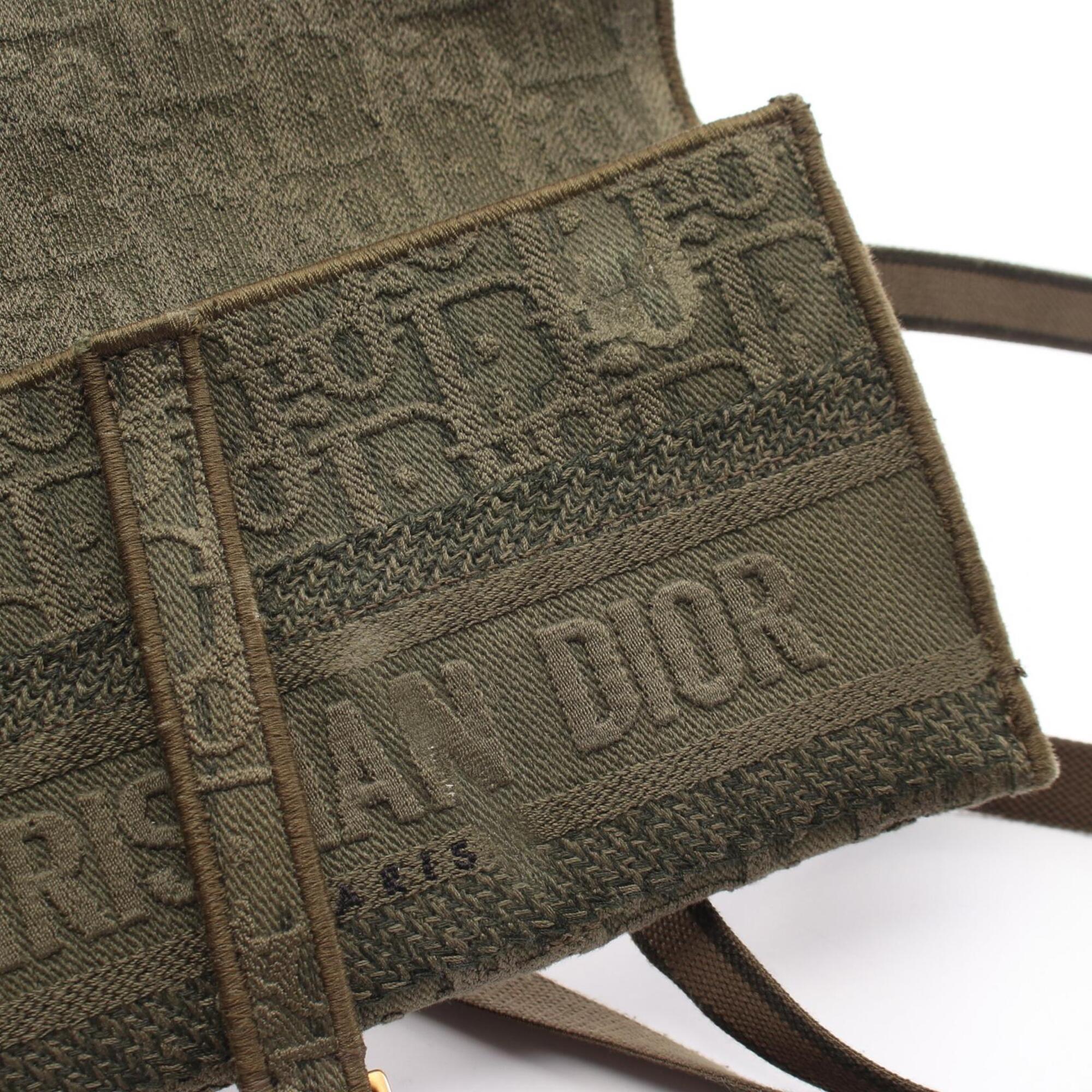 Christian Dior Khaki Leather Fanny Pack Saddle Bag (Pre-Owned)