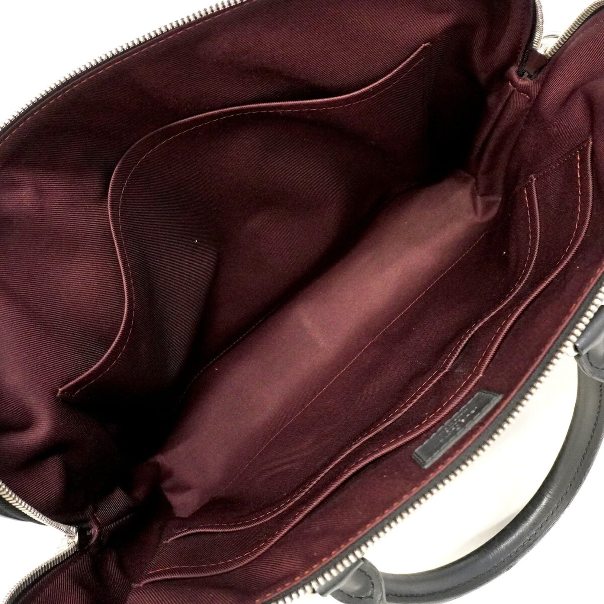 Louis Vuitton Black Brown Briefcase (Pre-Owned)