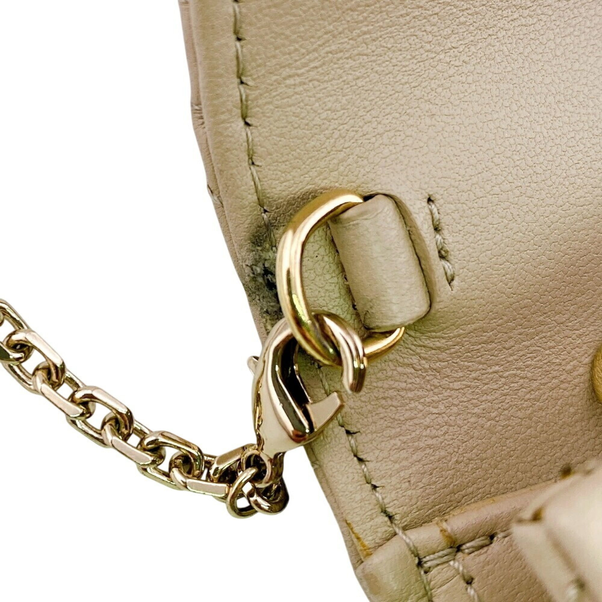 Christian Dior Beige Leather (Pre-Owned)