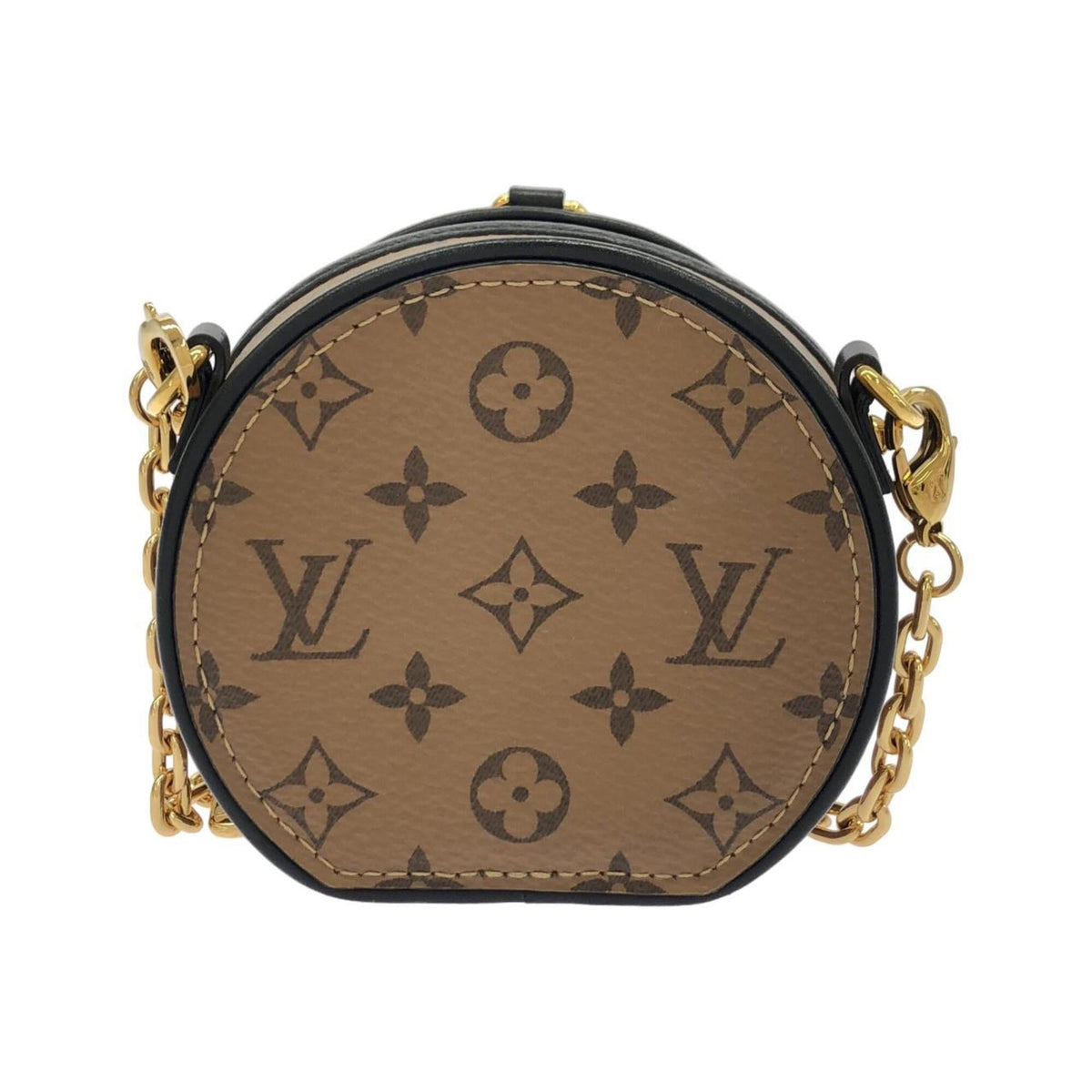 Louis Vuitton Marron Coated Canvas Shoulder Bag (Pre-Owned)
