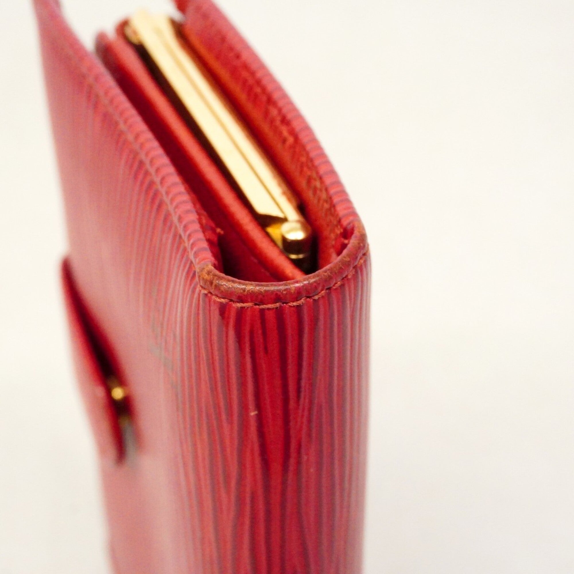 Louis Vuitton Castilian Red Wallet (Bi-Fold) (Pre-Owned)