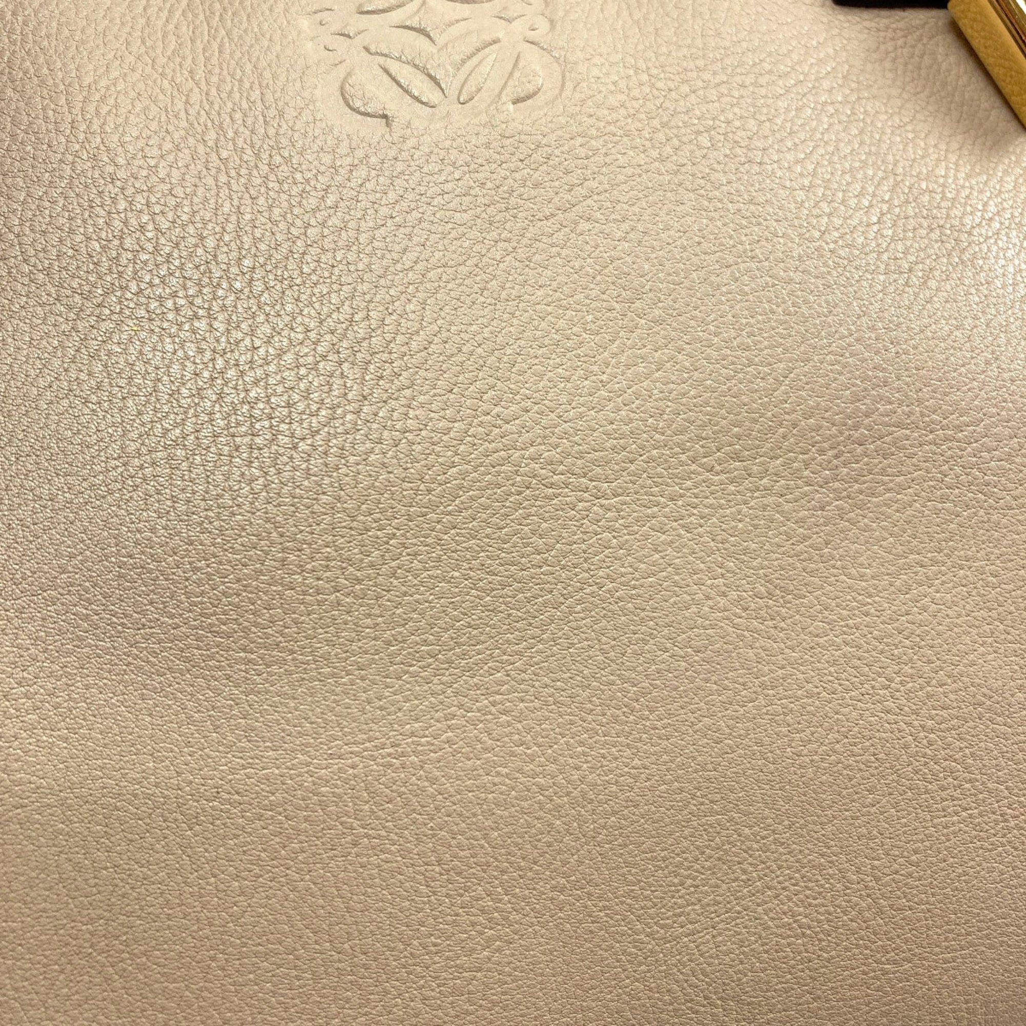 Loewe Beige Leather Handbag (Pre-Owned)