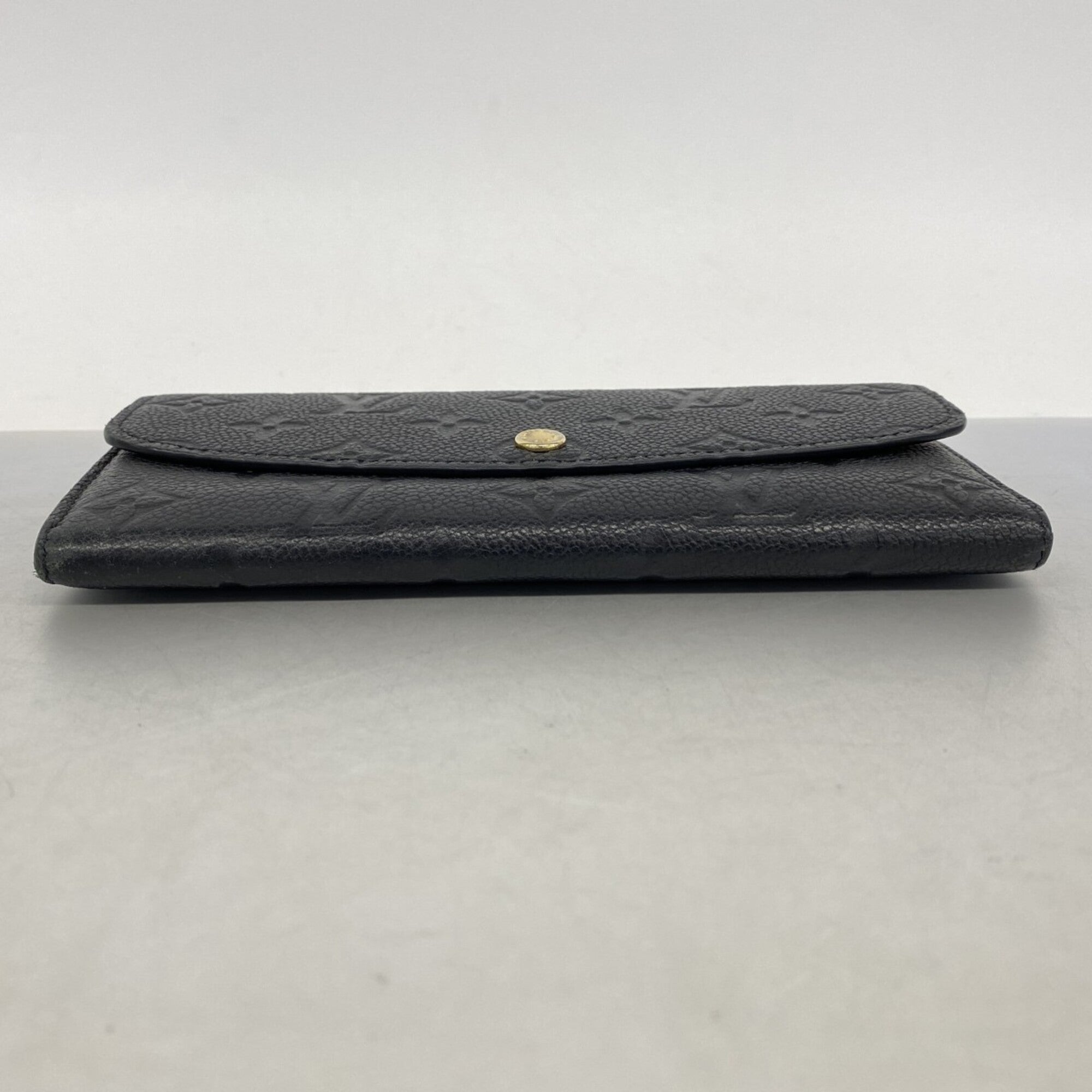 Louis Vuitton Noir Long Wallet (Bi-Fold) (Pre-Owned)
