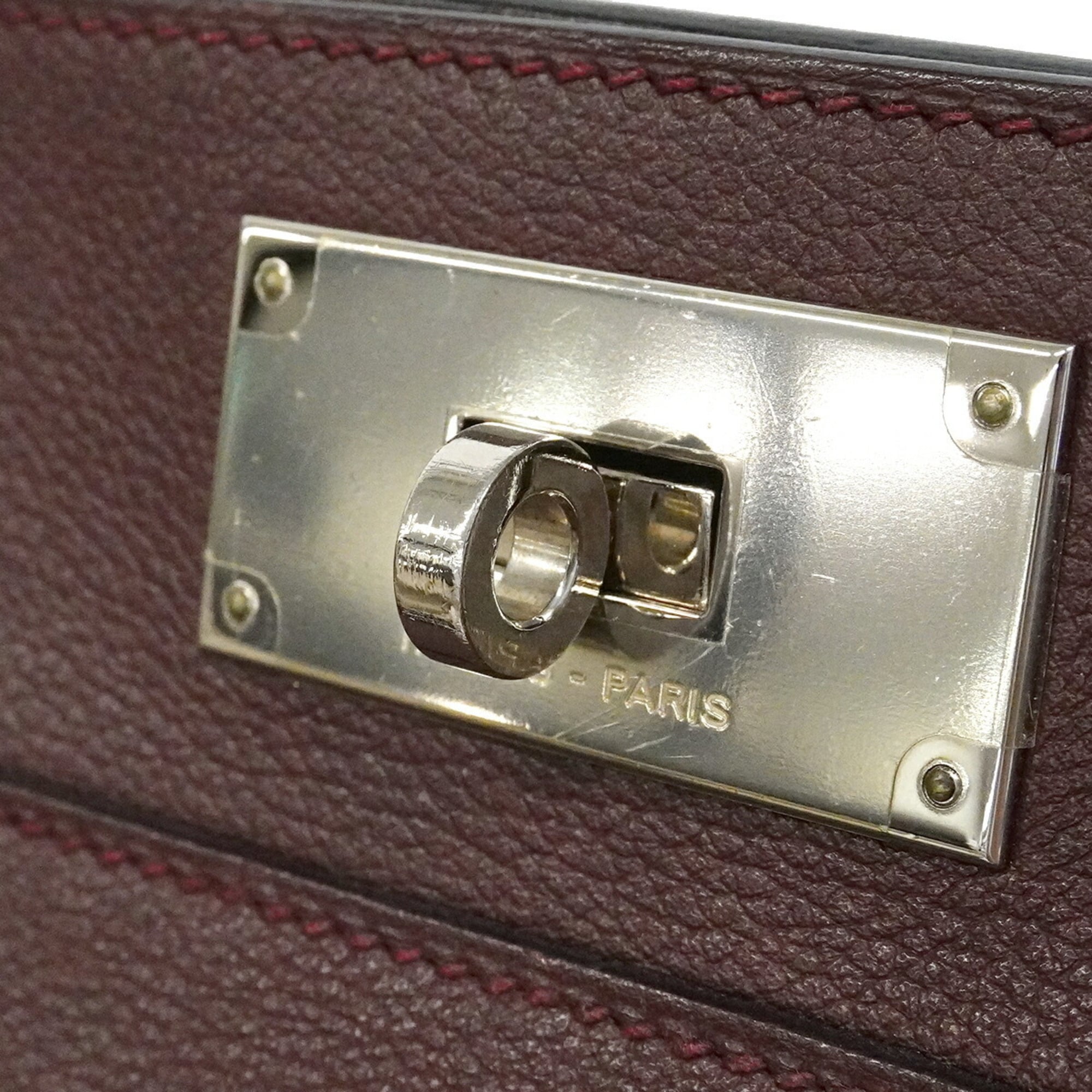 Hermes Rouge H Handbag (Pre-Owned)