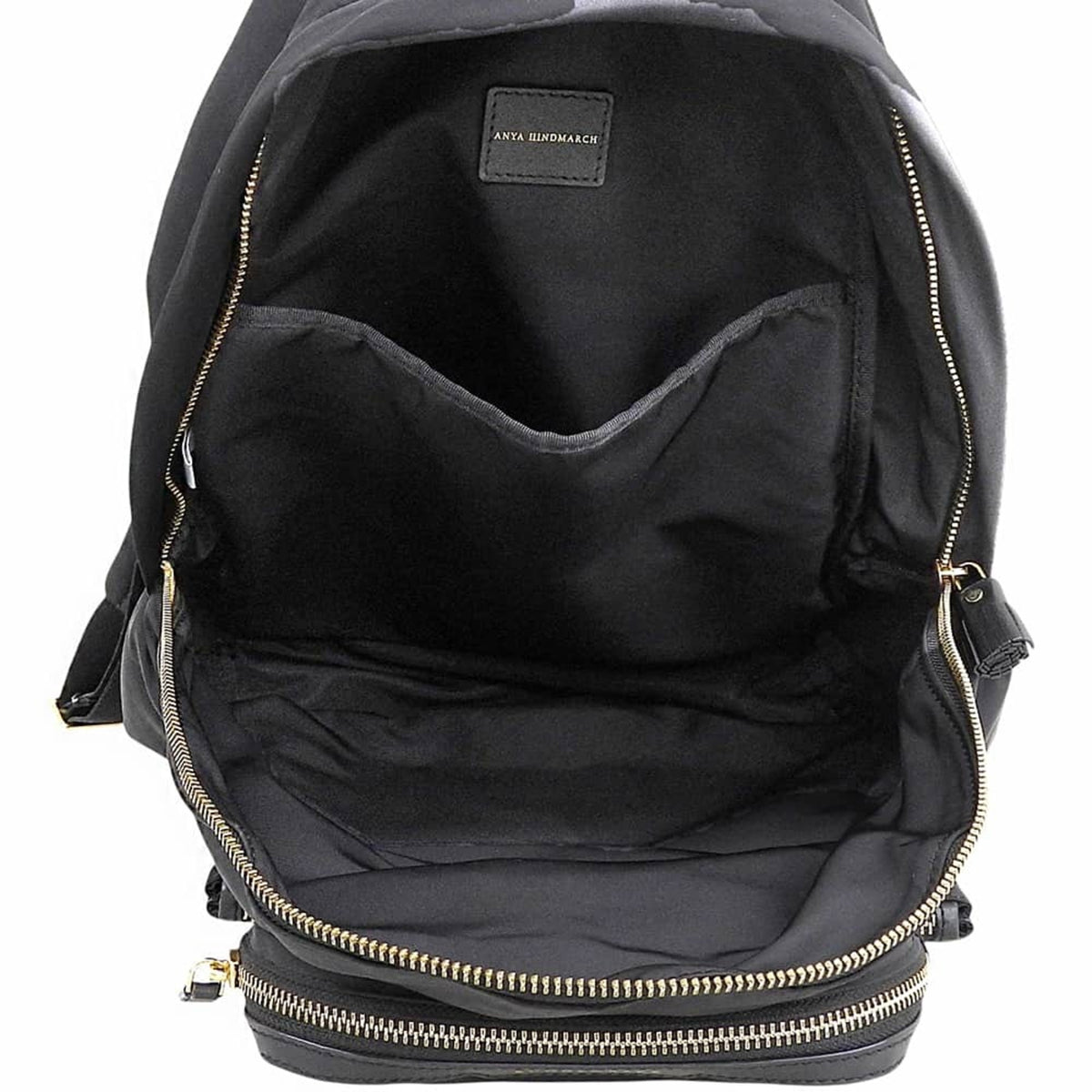 Anya Hindmarch Black Nylon Backpack (Pre-Owned)