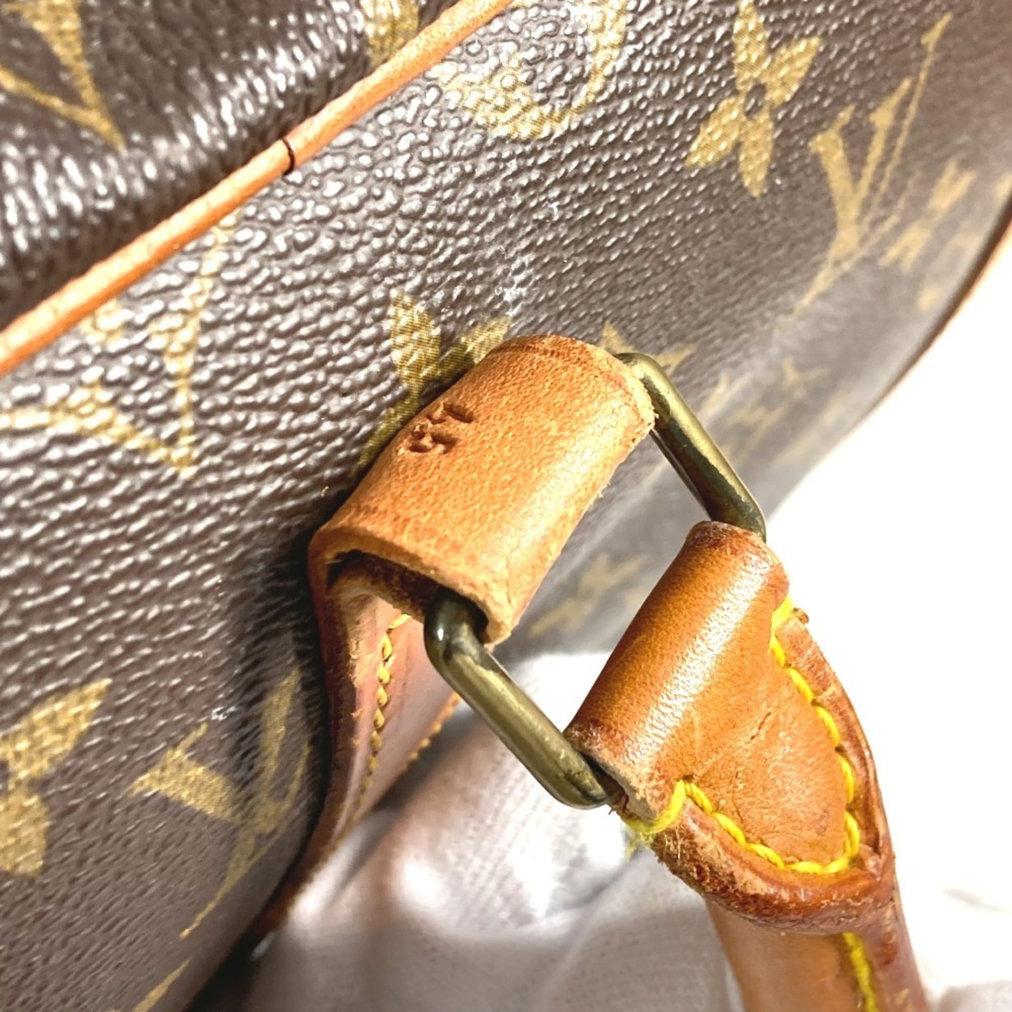 Louis Vuitton Brown Galle Monogram Monogram Boston Bag Shoulder Bag (Pre-Owned)