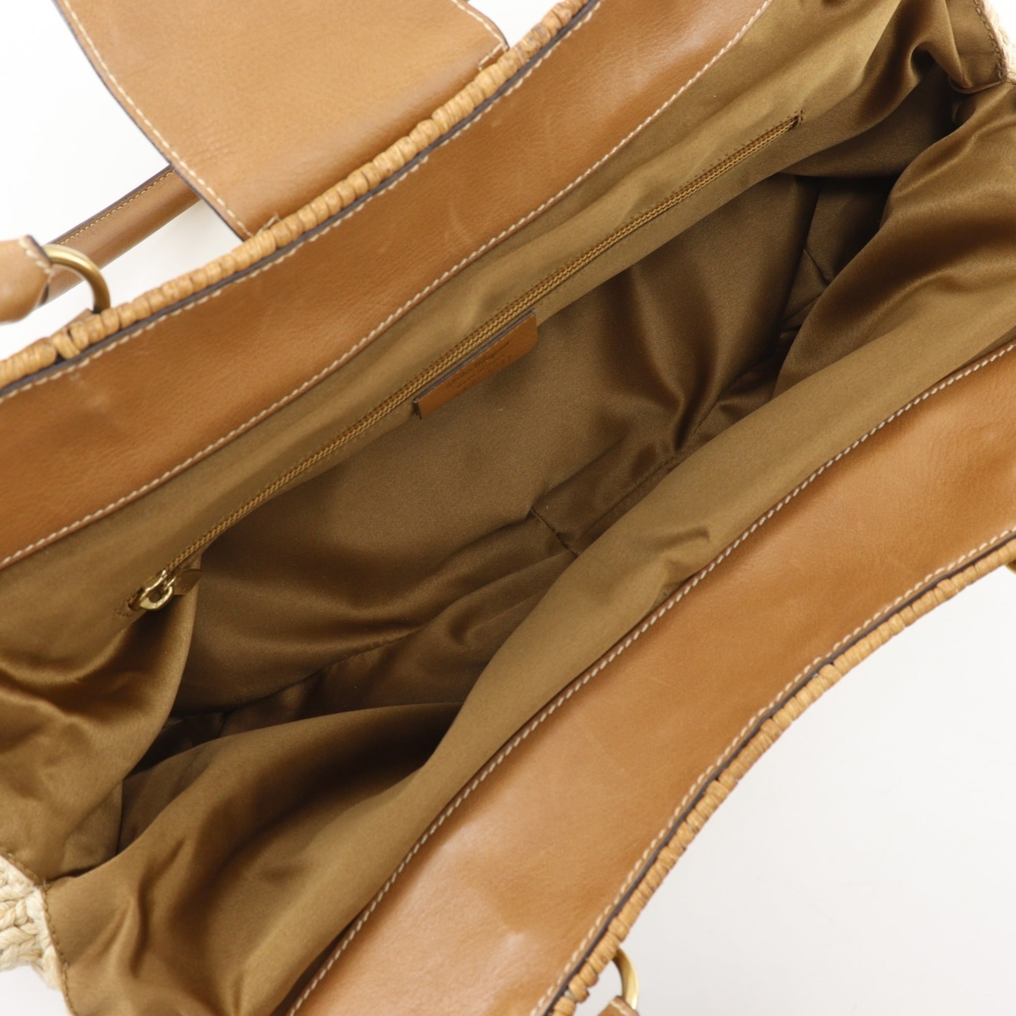 Salvatore Ferragamo Beige Cotton Tote Bag (Pre-Owned)