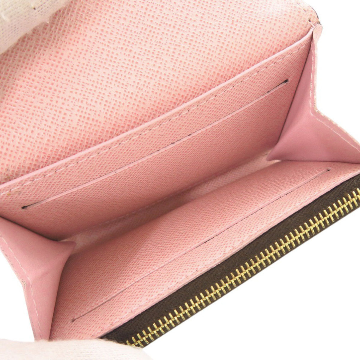 Louis Vuitton Brown Rose Ballerine Damier Canvas Coin Purse/Coin Case (Pre-Owned)