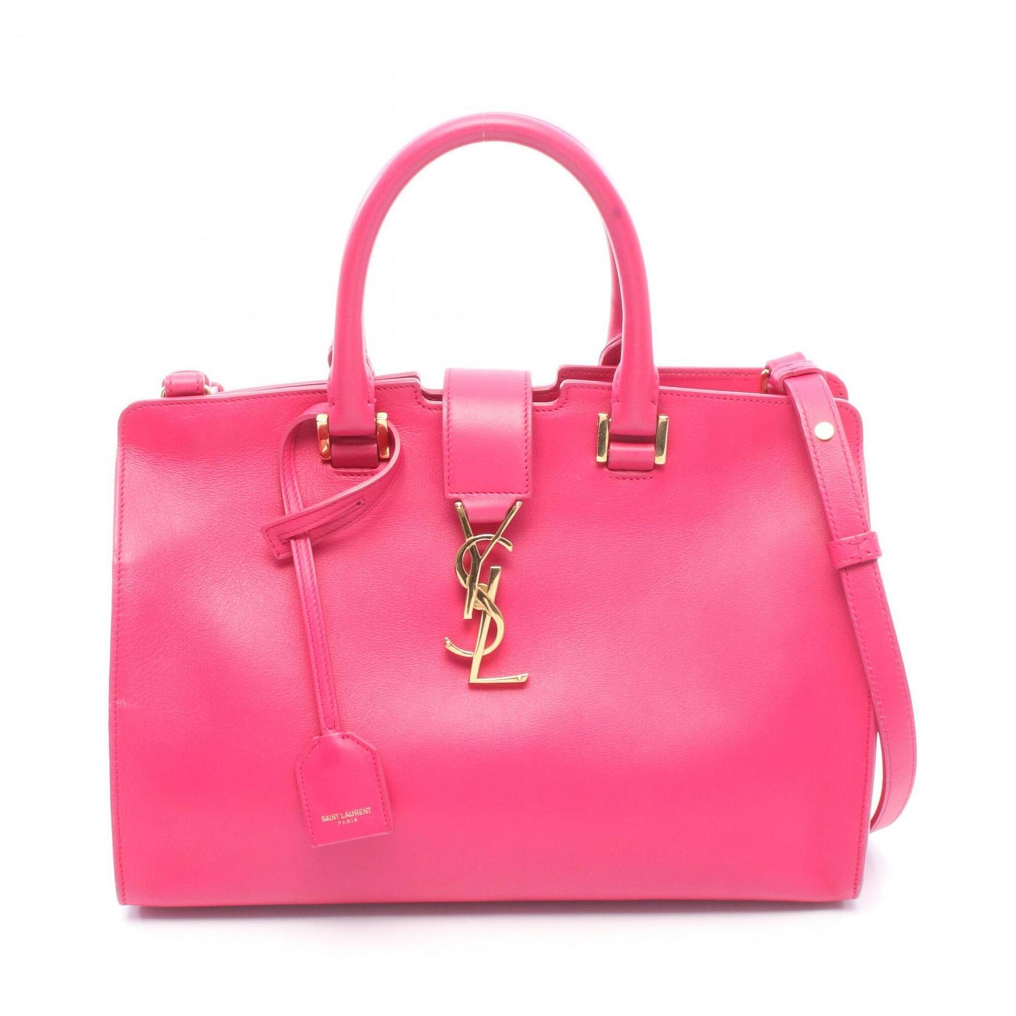 Yves Saint Laurent Pink Leather Handbag (Pre-Owned)