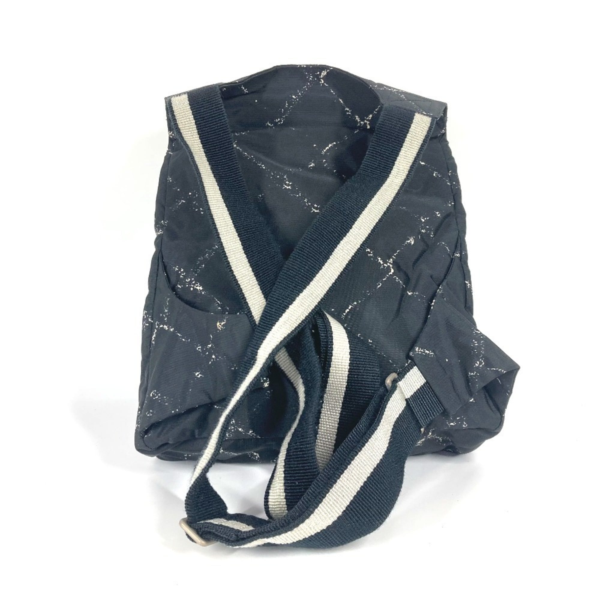 Chanel Black Nylon Backpack (Pre-Owned)
