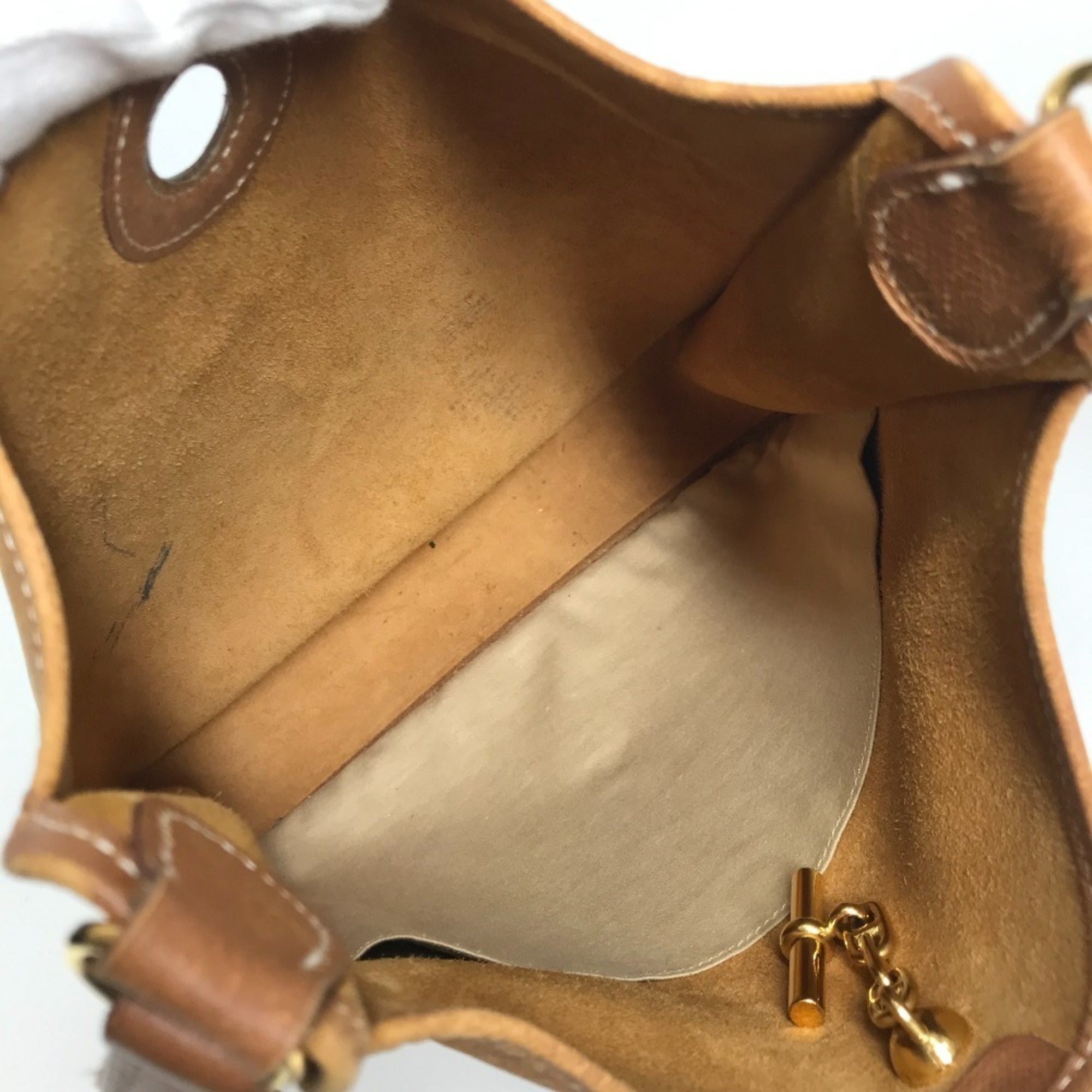Hermes Brown Leather Shoulder Bag (Pre-Owned)
