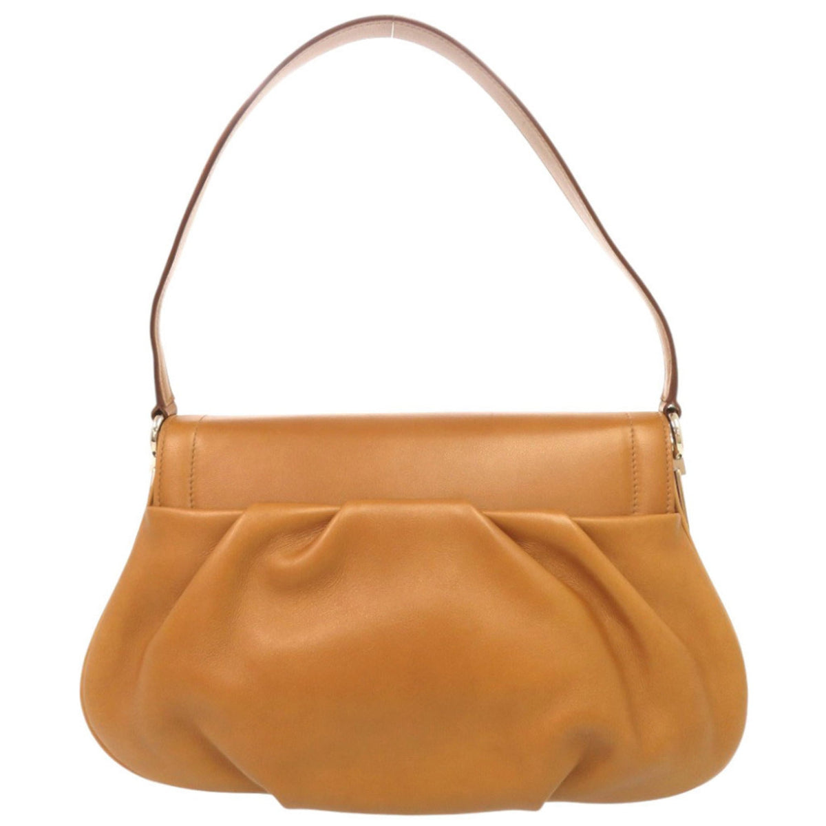 Cartier Camel Leather Shoulder Bag (Pre-Owned)