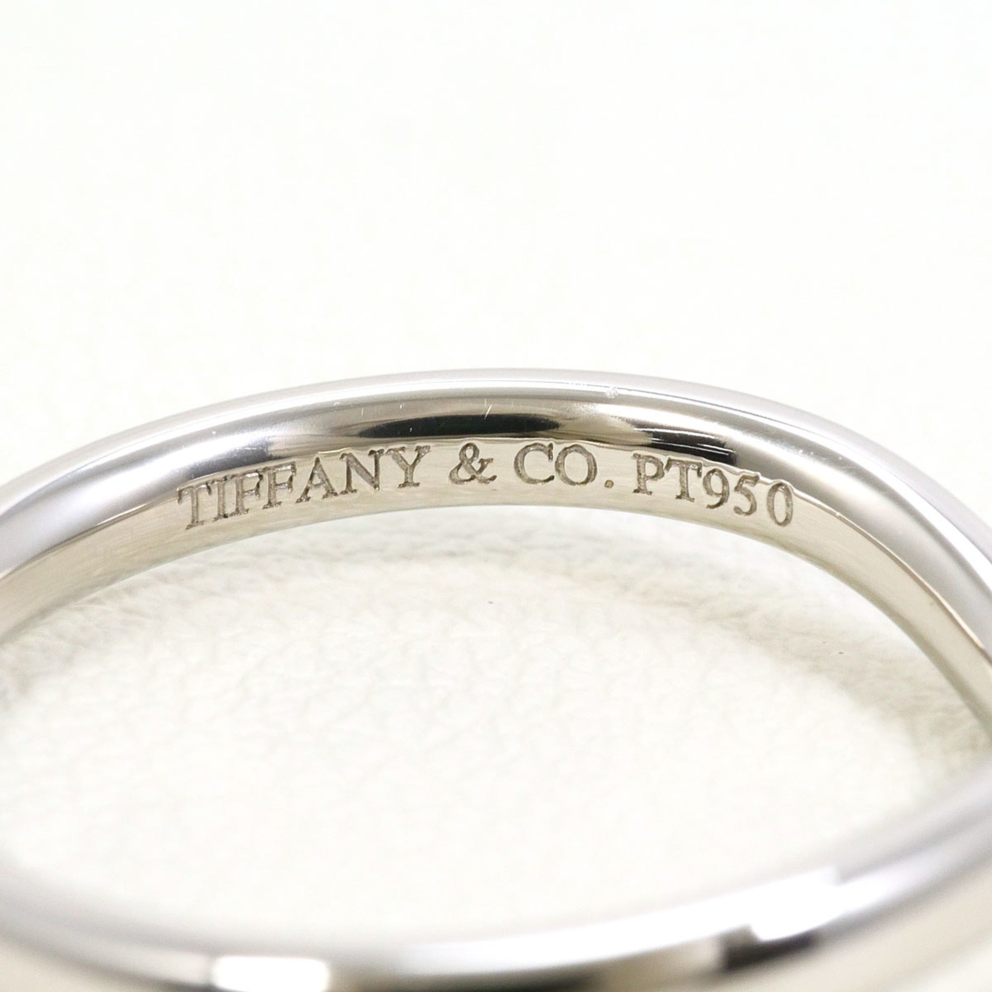 Tiffany Platinum 950 Band Ring (Pre-Owned)