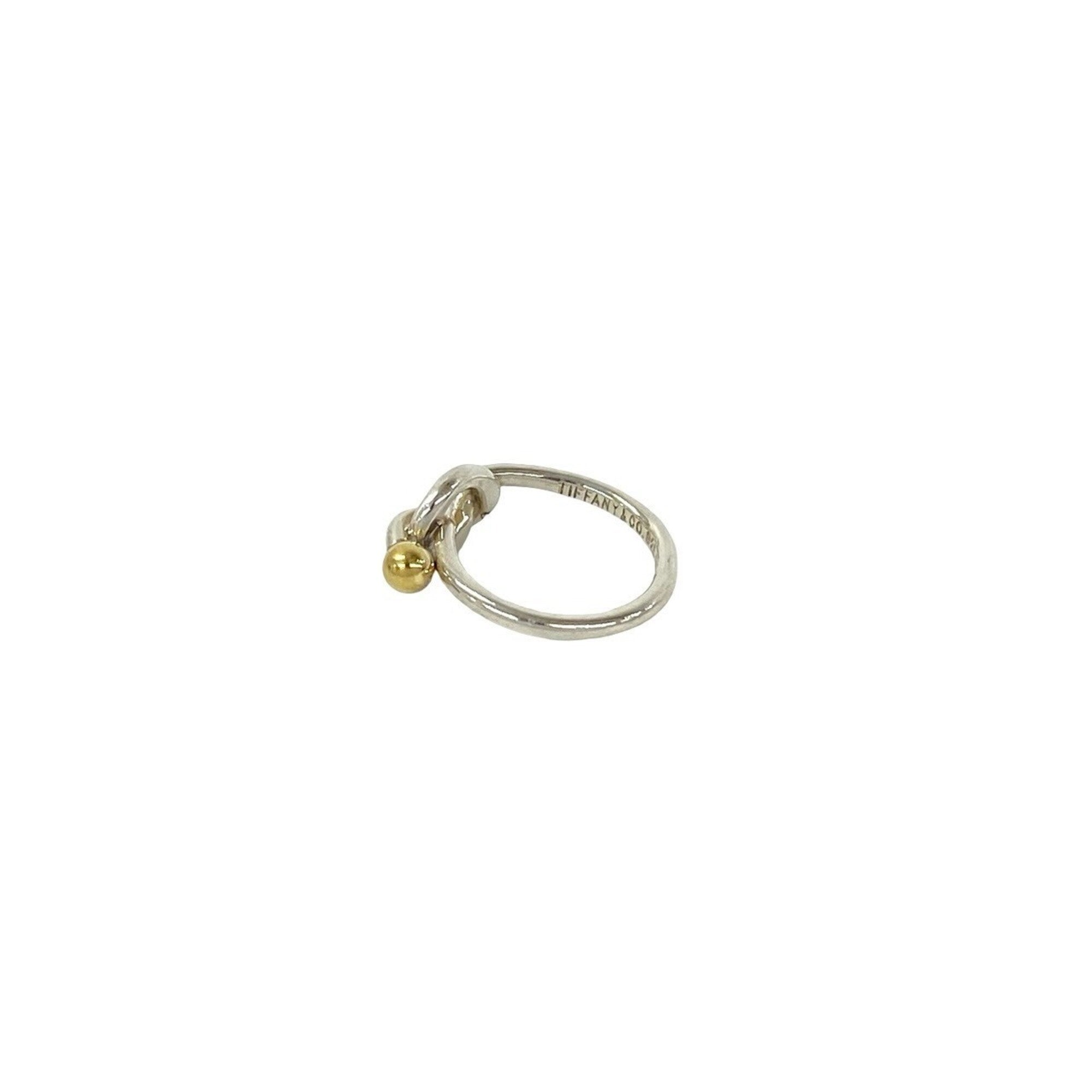 Tiffany Gold Silver Gold (18K) Silver 925 Band Ring (Pre-Owned)