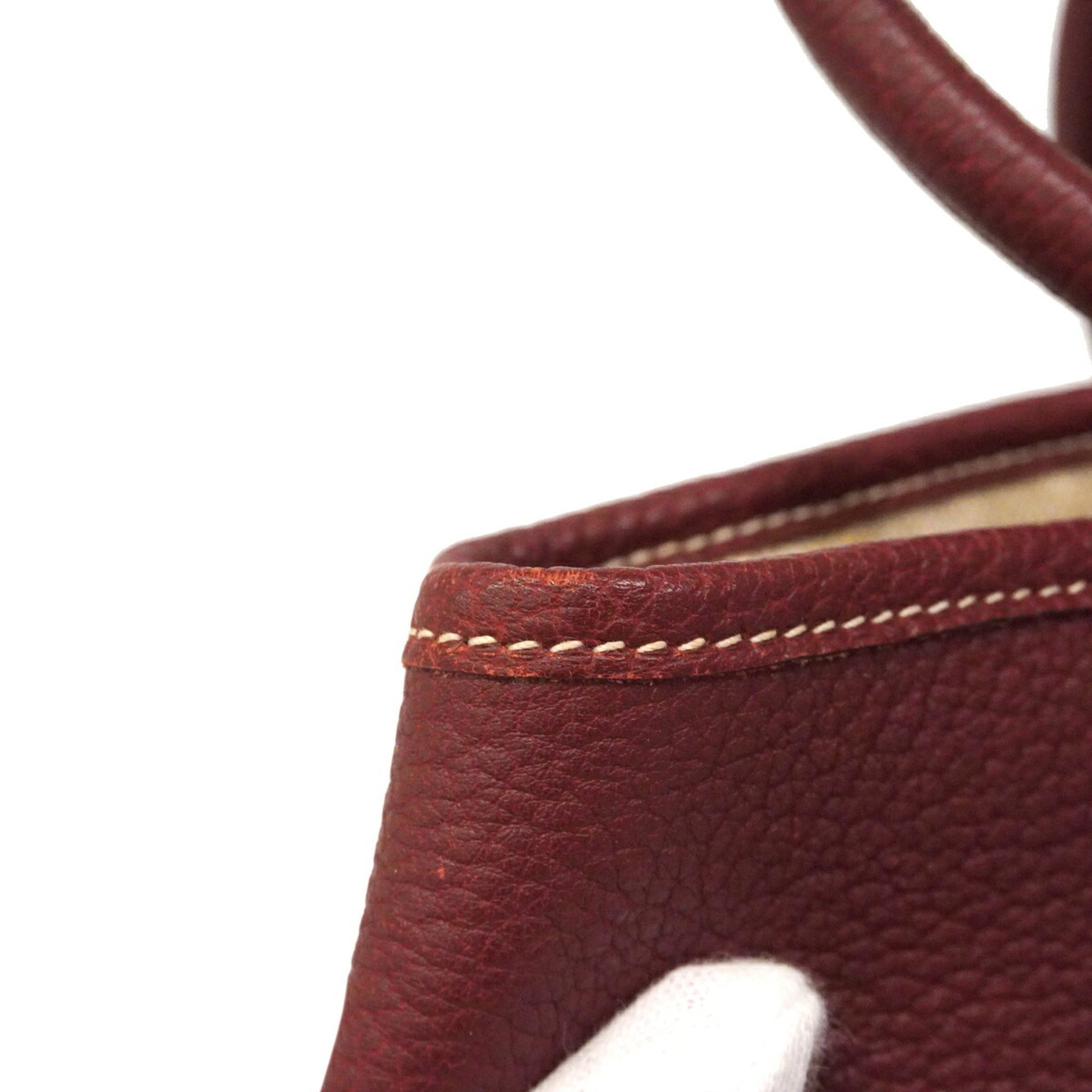Hermes Rouge H Negonda Leather Tote Bag (Pre-Owned)