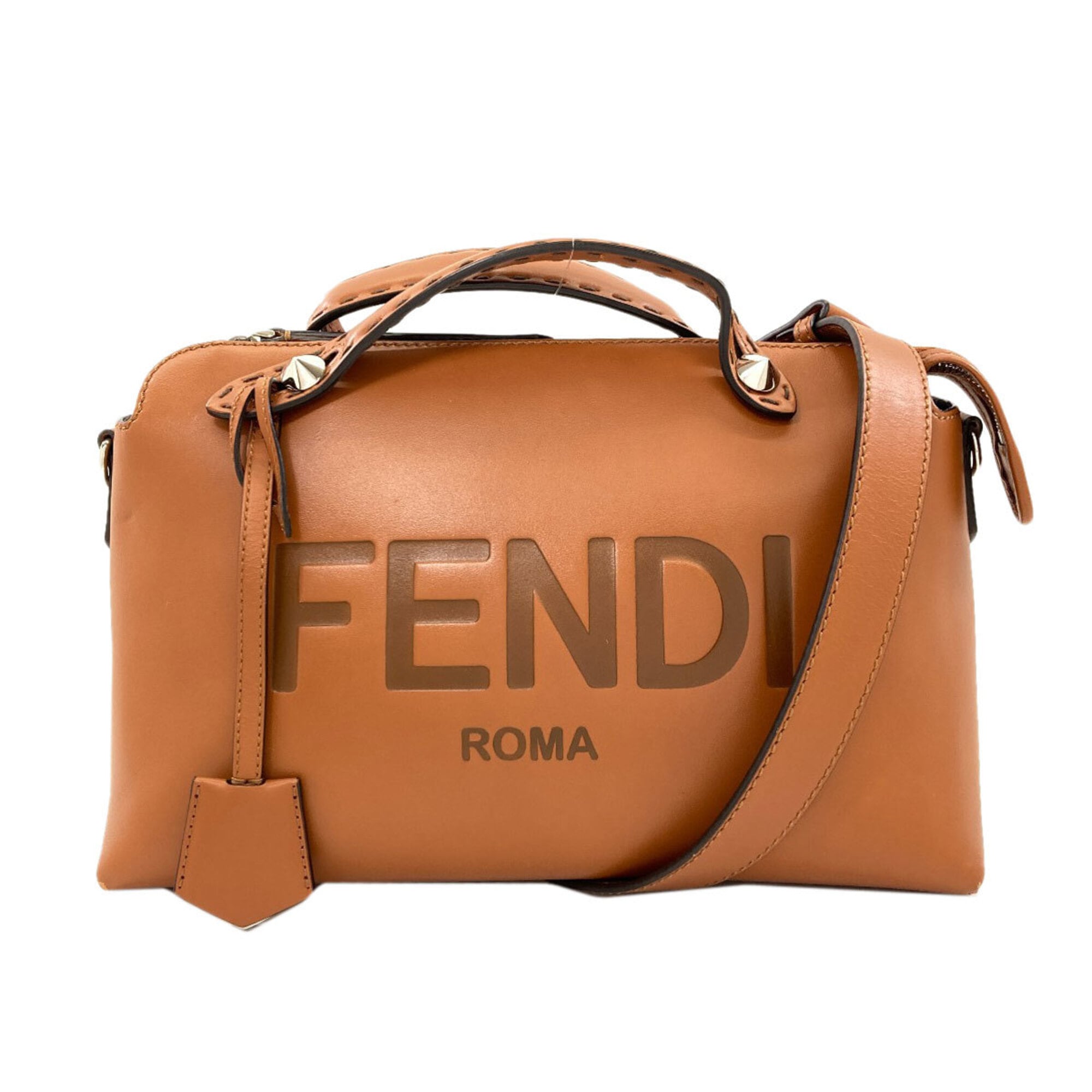 Fendi Brown Leather Handbag (Pre-Owned)