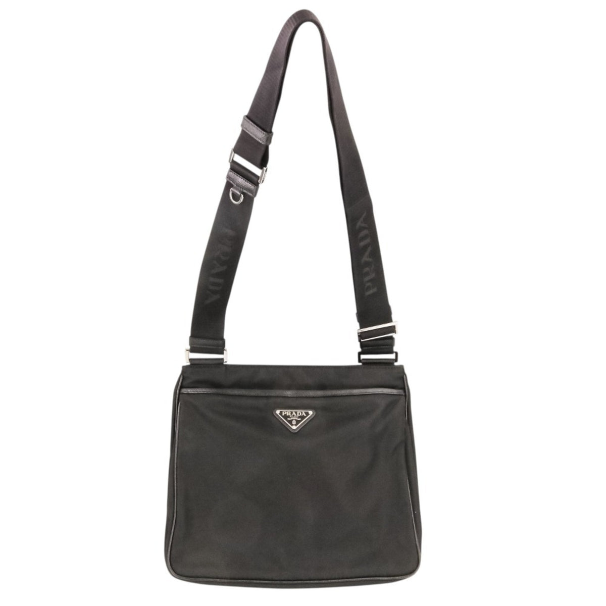 Prada Black Nylon Shoulder Bag (Pre-Owned)