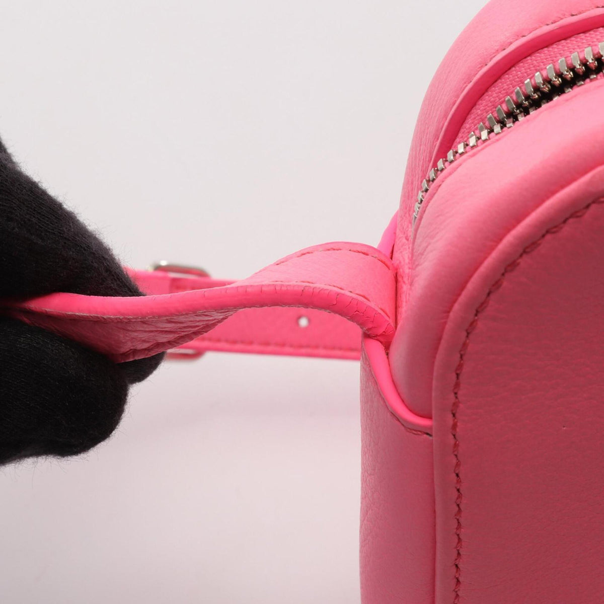 Balenciaga Pink Leather Handbag Shoulder Bag (Pre-Owned)