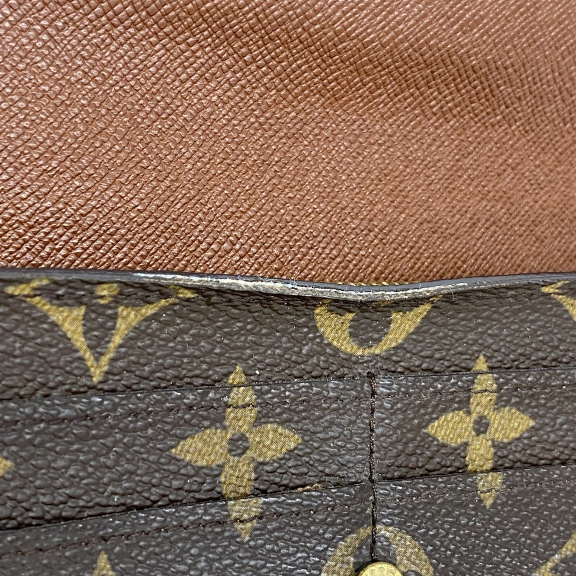 Louis Vuitton Brown Long Wallet (Bi-Fold) (Pre-Owned)
