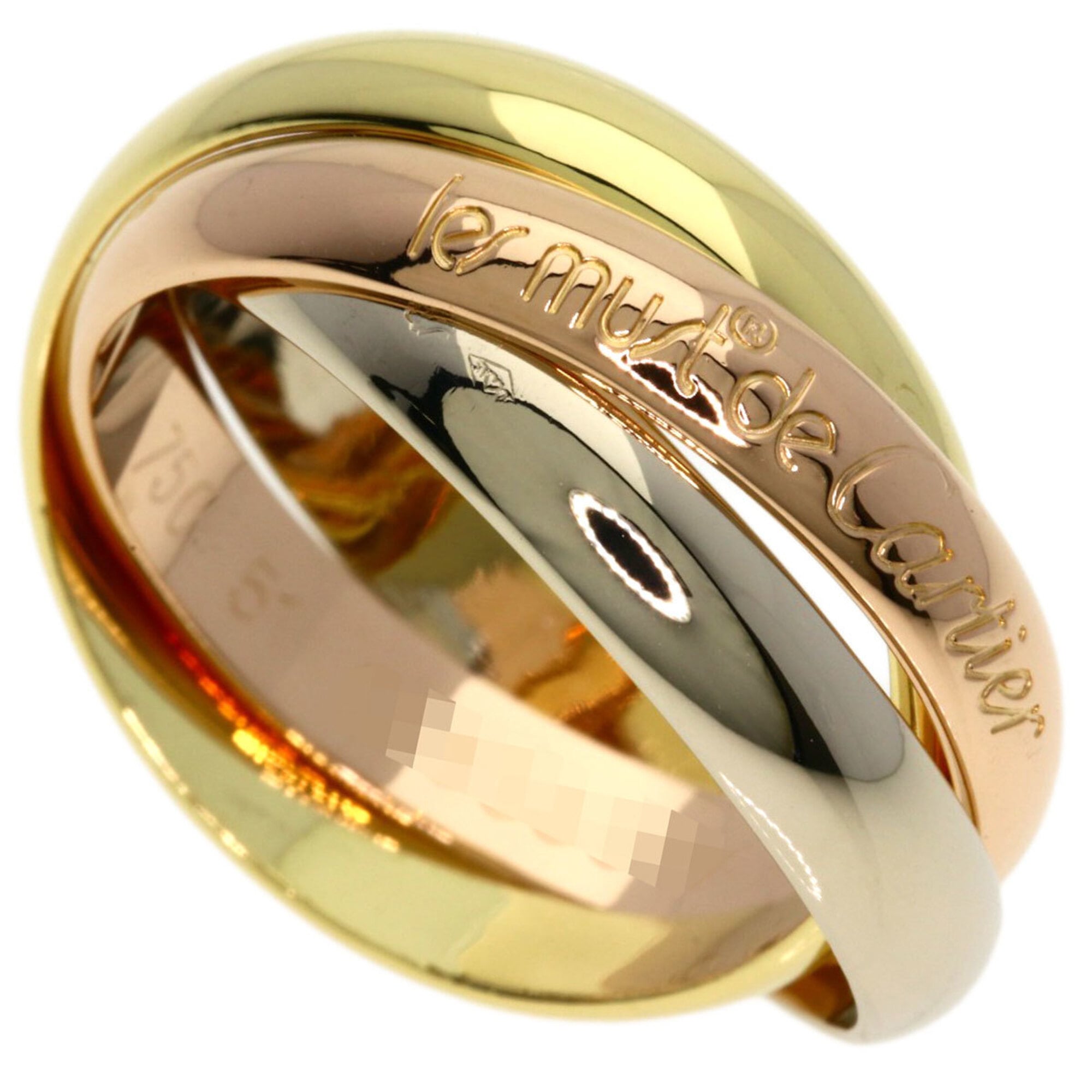 Cartier Yellow Gold (18K) Pink Gold (18K) White Gold (18K) Band Ring (Pre-Owned)