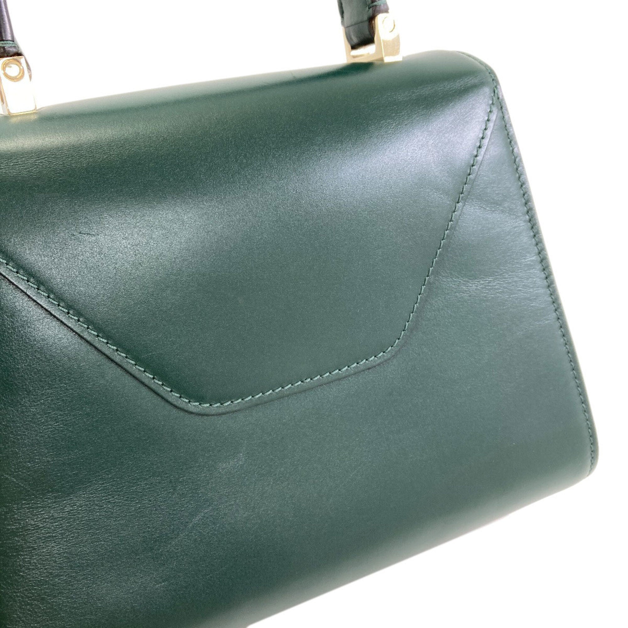 Valextra Green Handbag (Pre-Owned)
