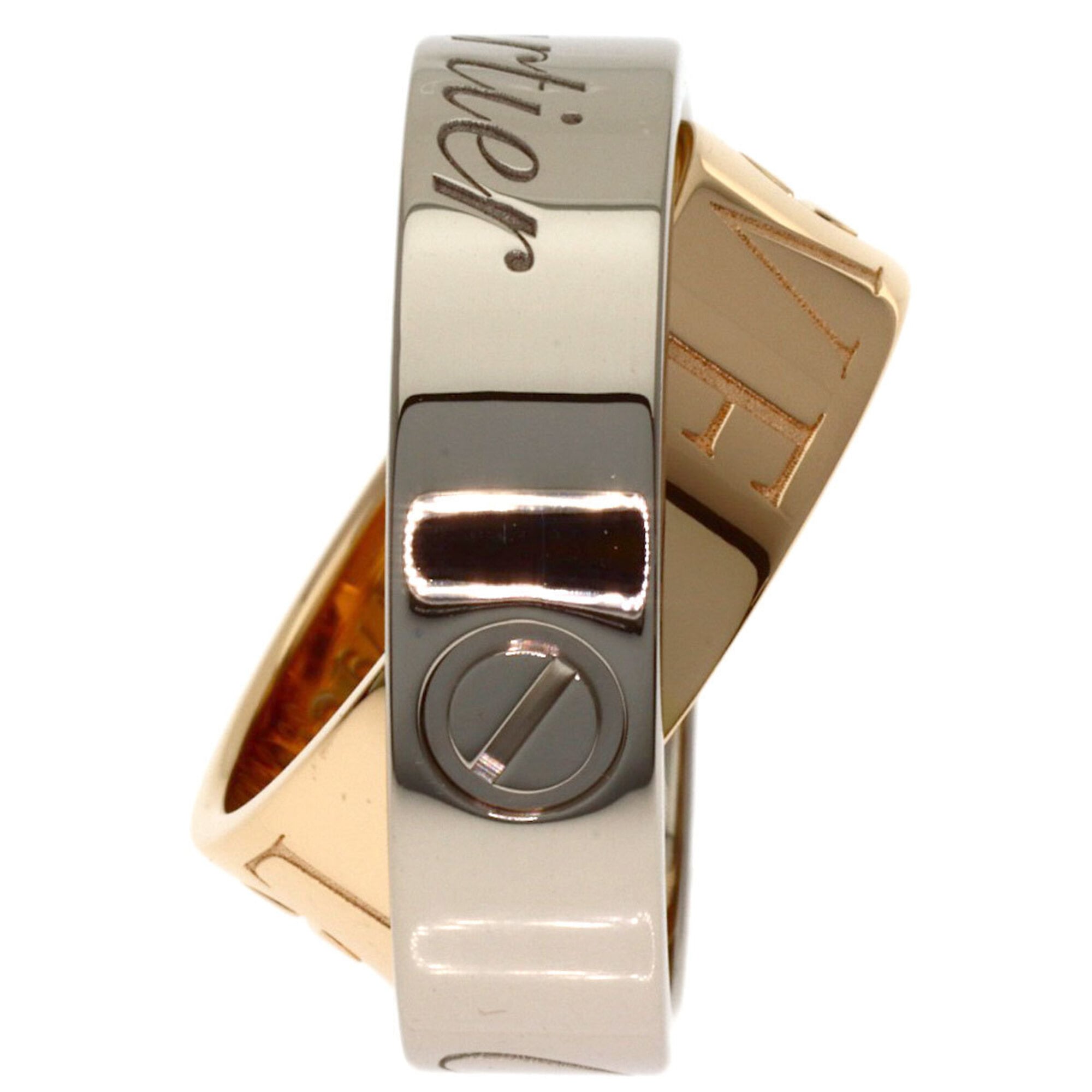 Cartier White Gold White Gold (18K) Band Ring (Pre-Owned)