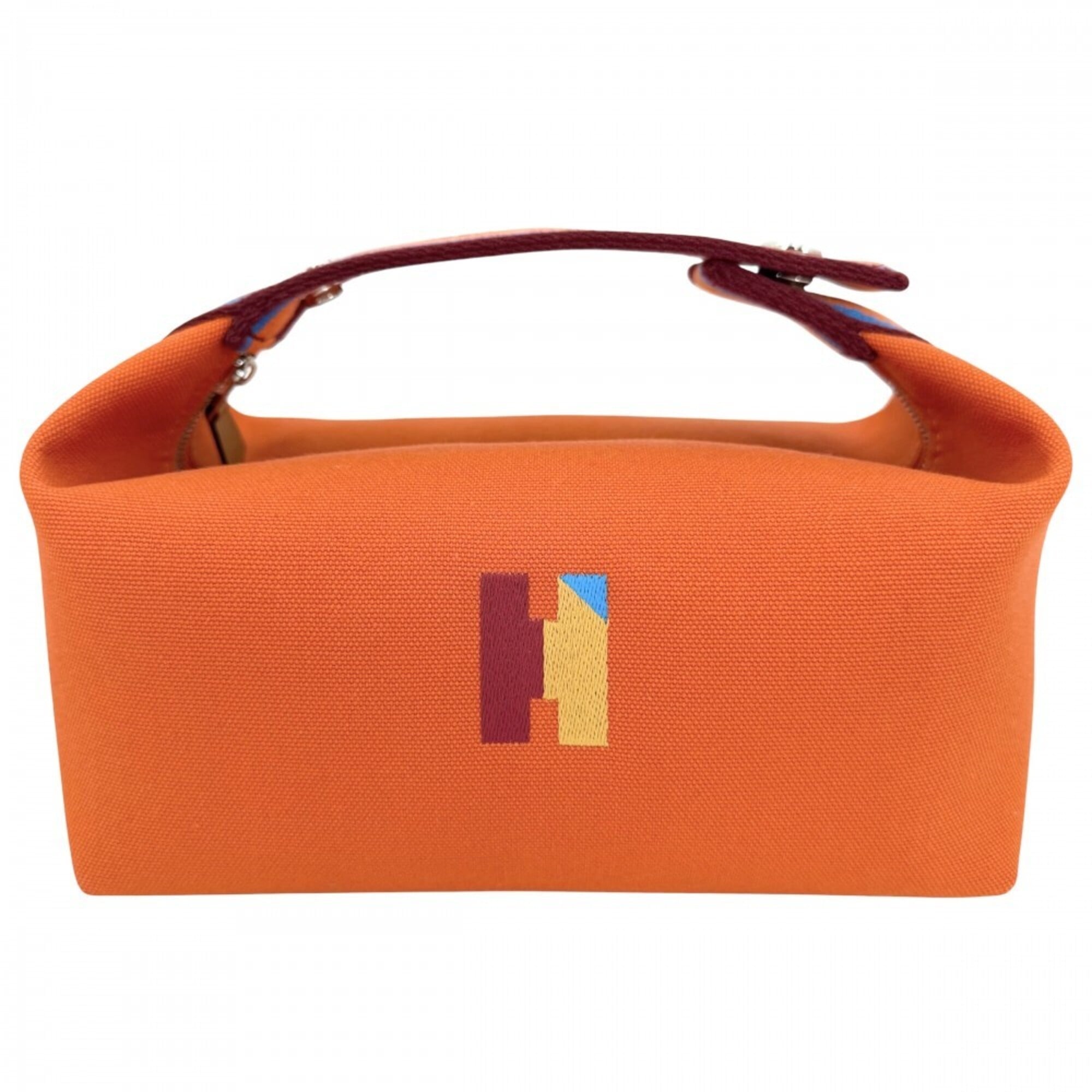 Hermes Orange Cotton Handbag Pouch (Pre-Owned)