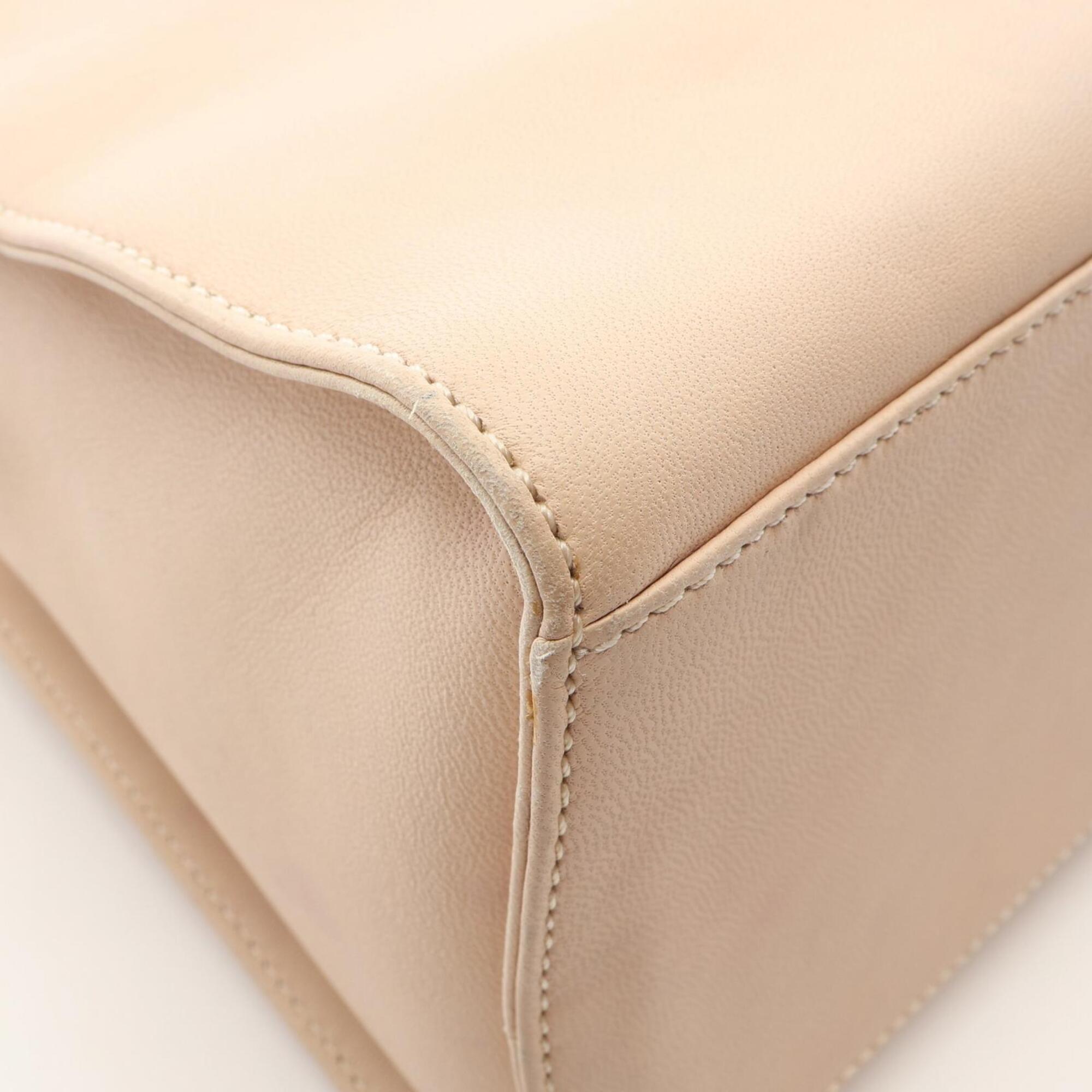 Loewe Beige Leather Handbag (Pre-Owned)
