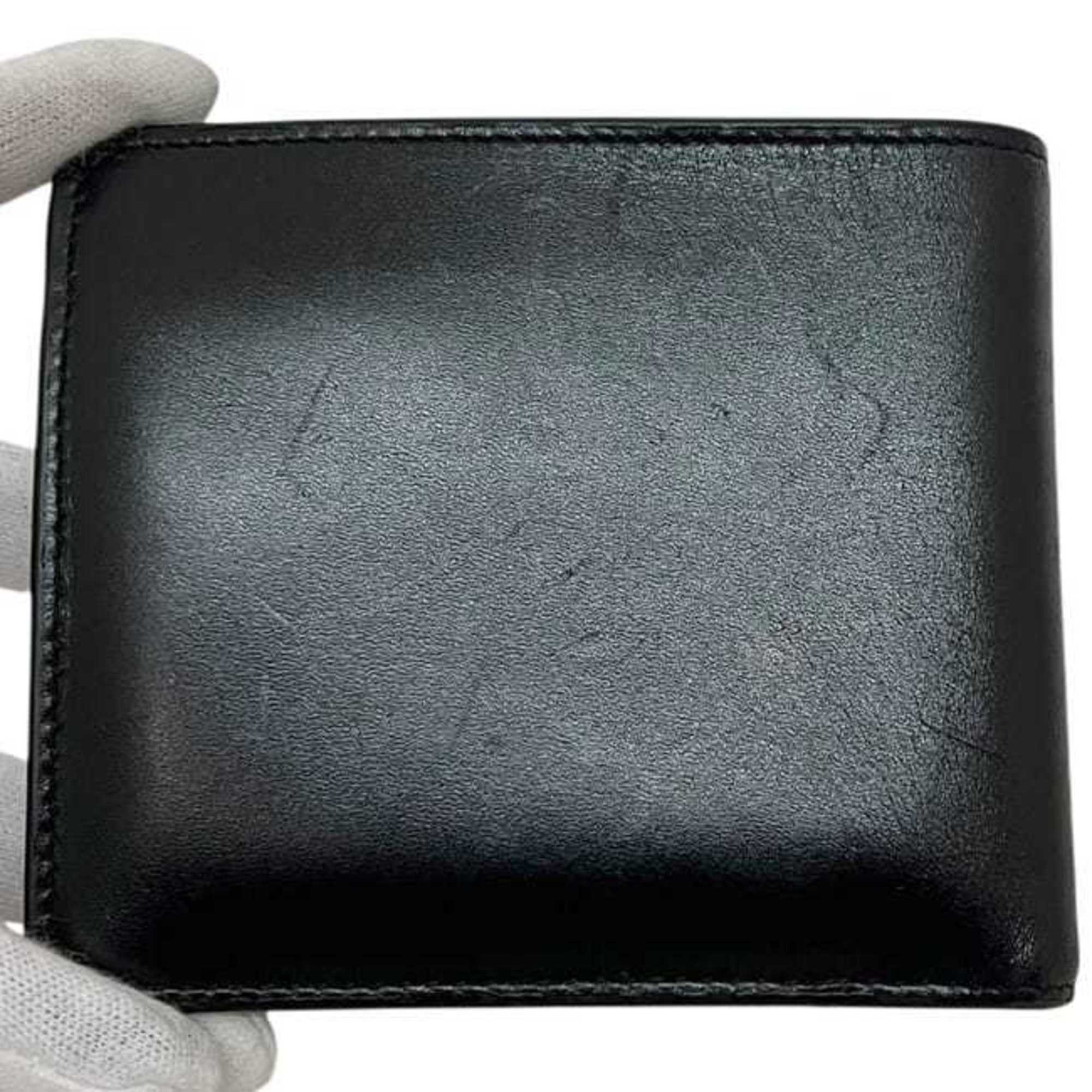 Saint Laurent Black Leather Wallet (Bi-Fold) (Pre-Owned)