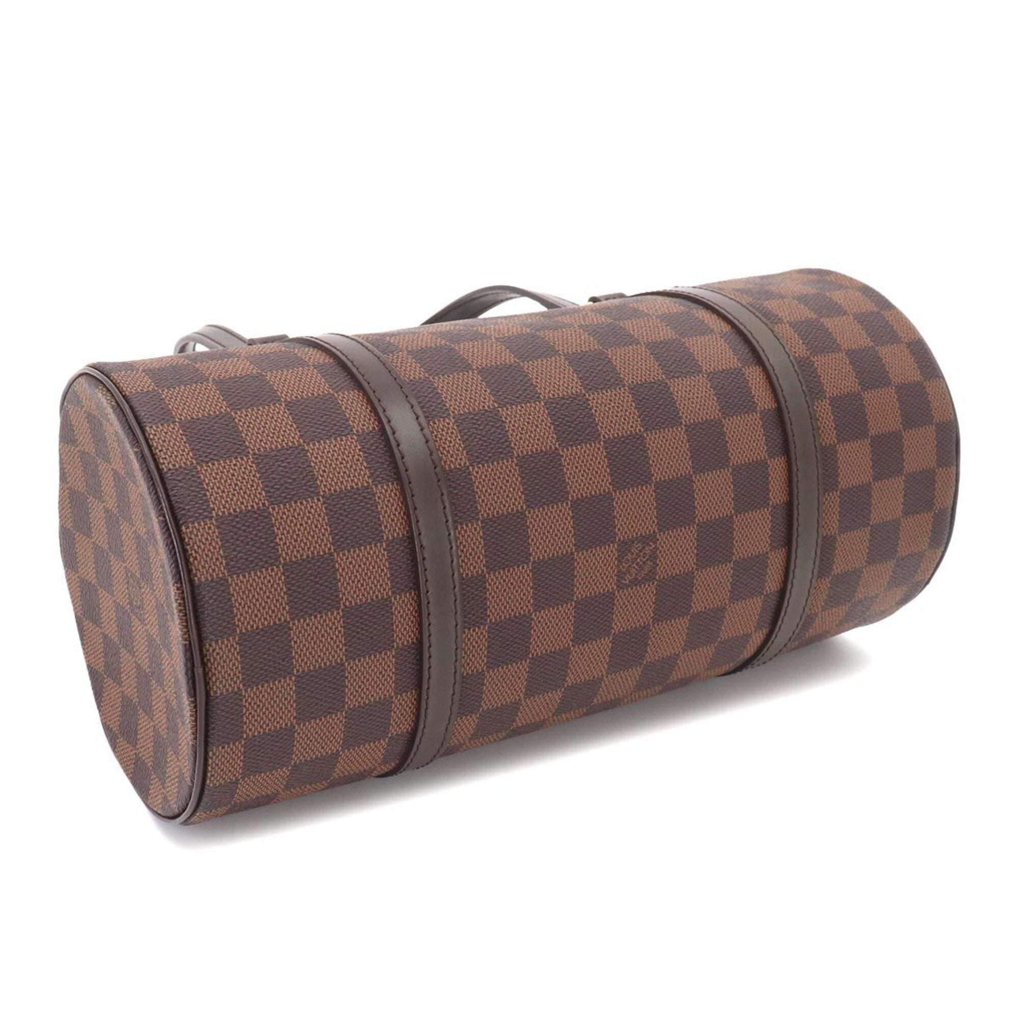 Louis Vuitton Brown Damier Canvas Ebene Damier Canvas Handbag Pouch (Pre-Owned)
