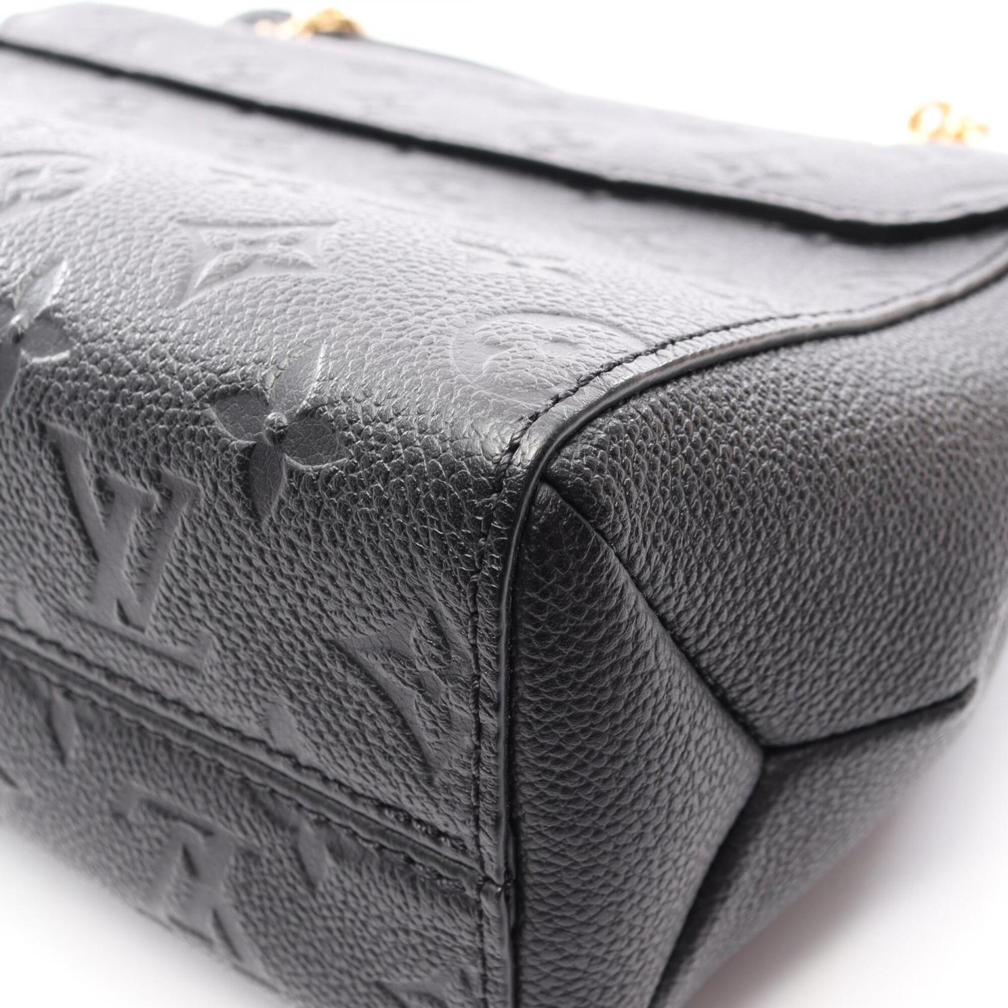 Louis Vuitton Black Monogram Empreinte Leather Handbag Shoulder Bag (Pre-Owned)