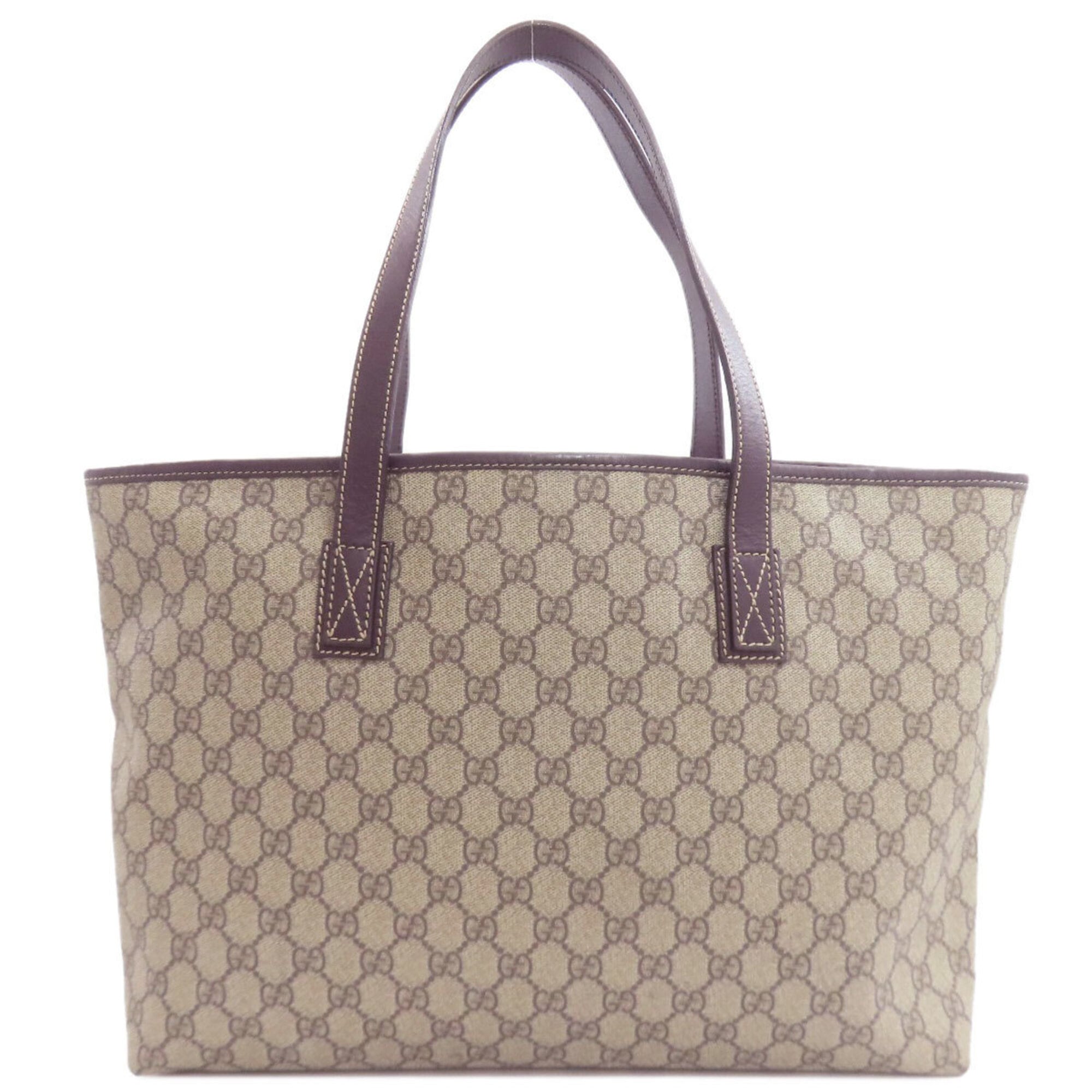 Gucci Brown Pvc Tote Bag (Pre-Owned)