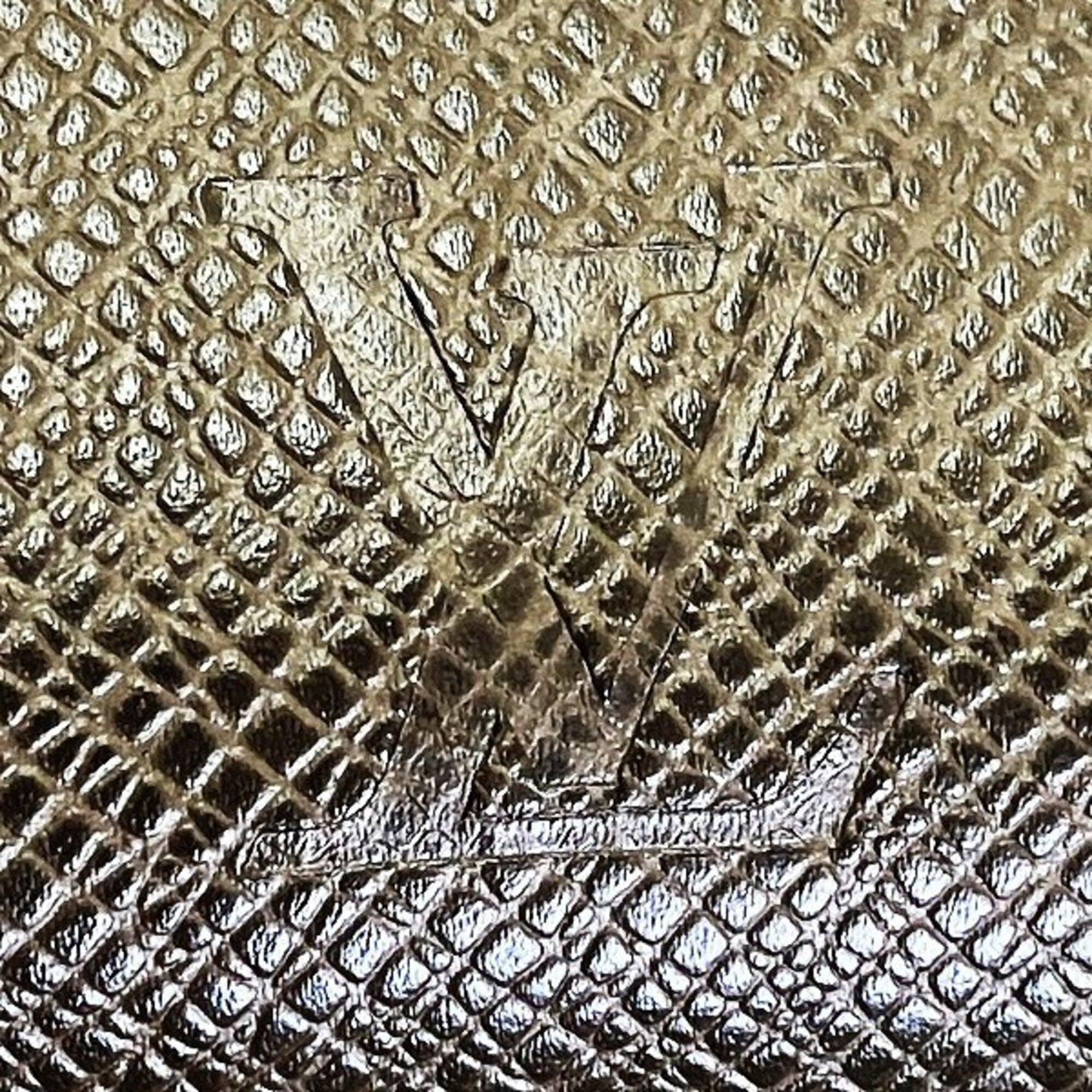 Louis Vuitton Brown Grizzly Taiga Leather Briefcase Handbag Tote Bag (Pre-Owned)