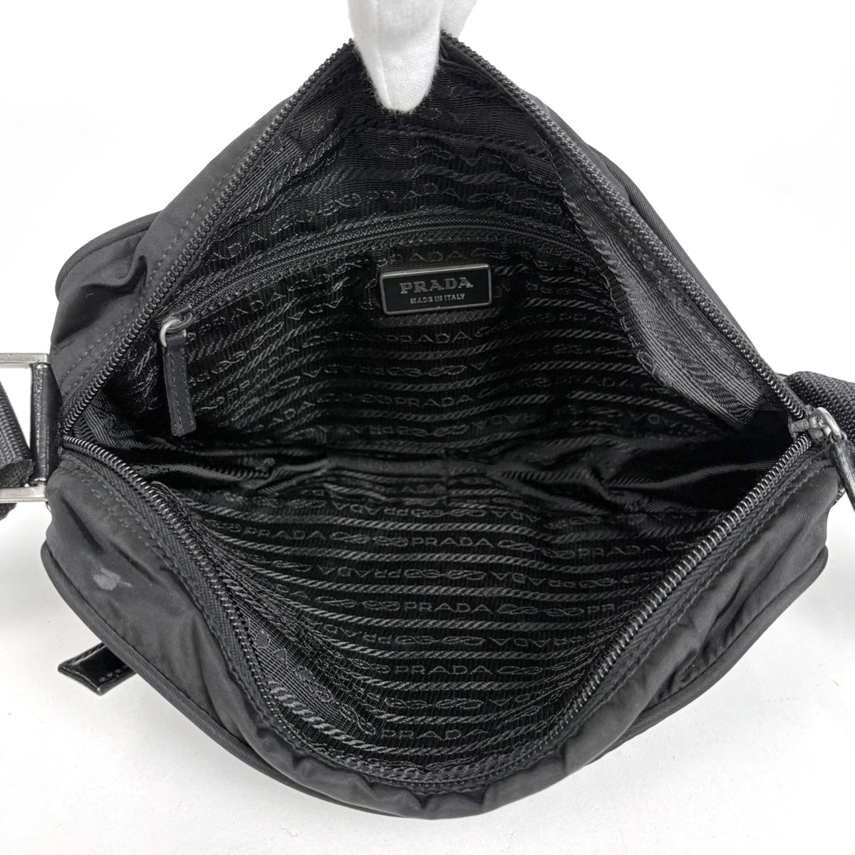 Prada Black Nylon Shoulder Bag (Pre-Owned)