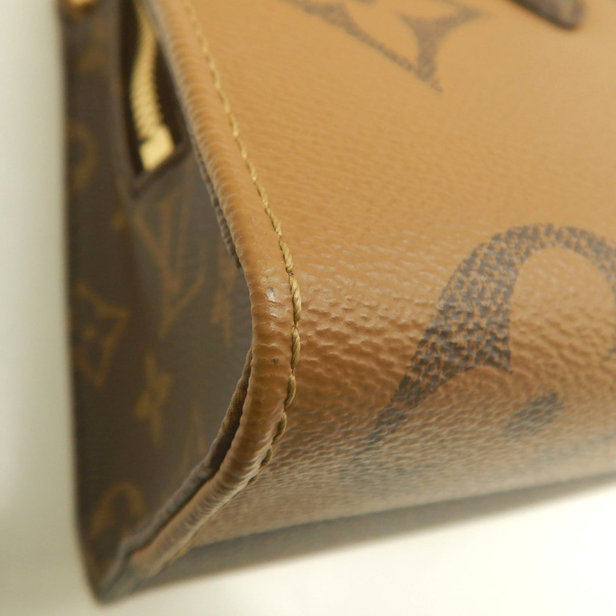 Louis Vuitton Brown Monogram Canvas Handbag (Pre-Owned)