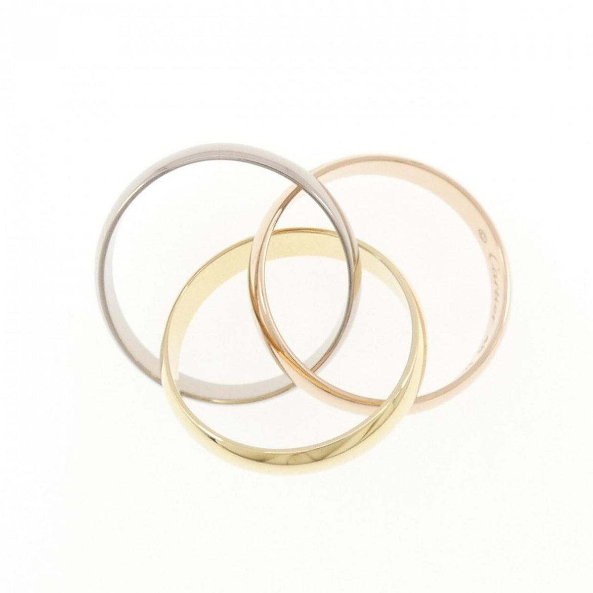 Cartier Pink Gold White Gold Yellow Gold Yellow Gold (18K) Pink Gold (18K) White Gold (18K) Band Ring (Pre-Owned)