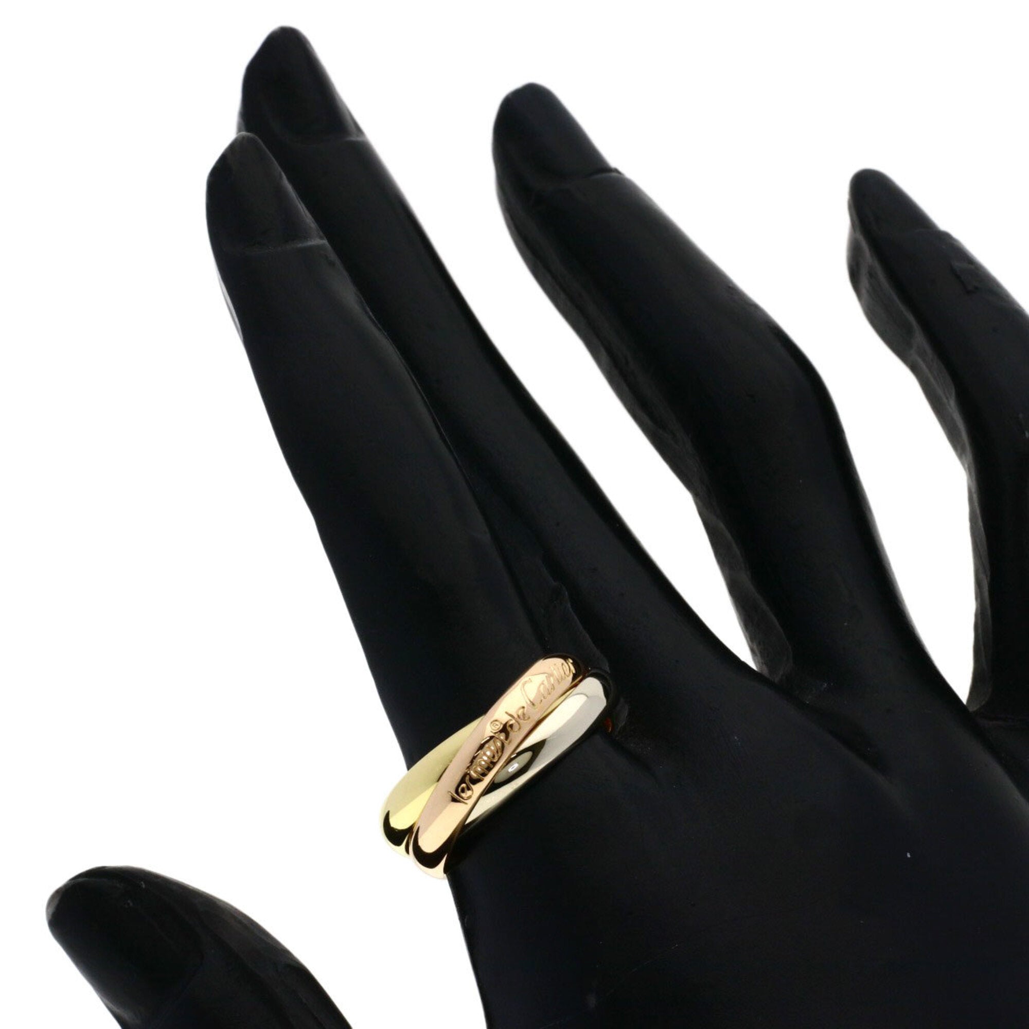 Cartier Trinity Yellow Gold (18K) Pink Gold (18K) White Gold (18K) Band Ring (Pre-Owned)
