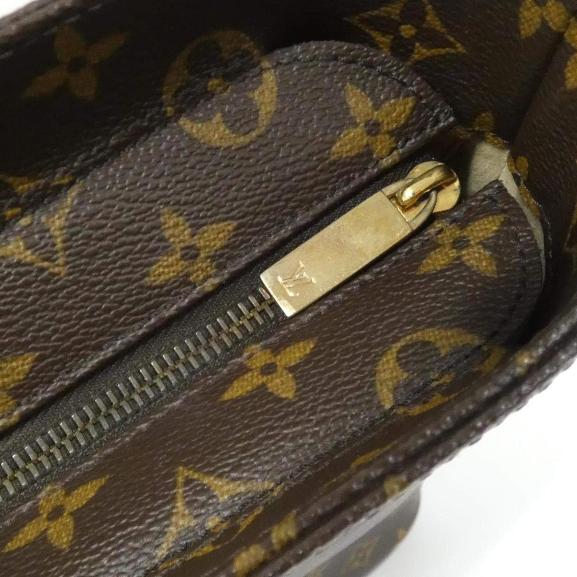 Louis Vuitton Monogram Marron Coated Canvas Handbag (Pre-Owned)