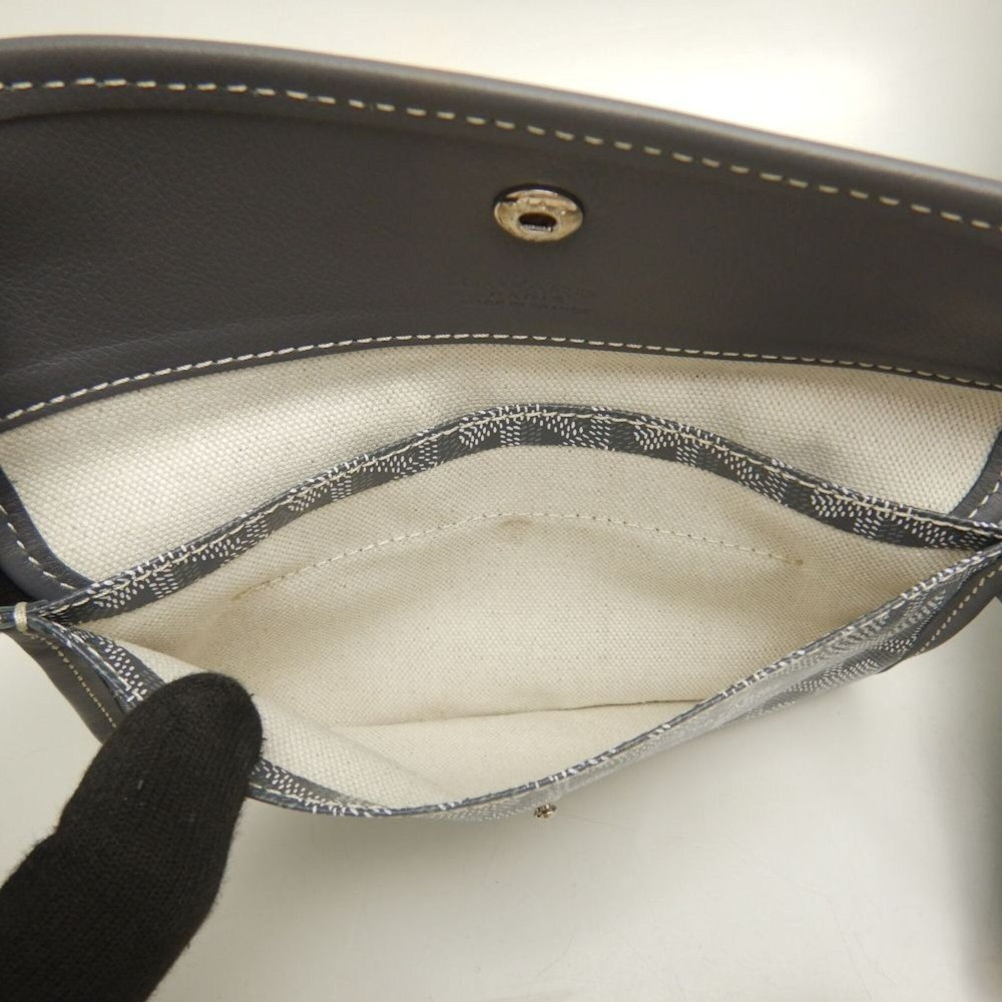 Goyard Gray Coated Canvas Pouch Tote Bag (Pre-Owned)
