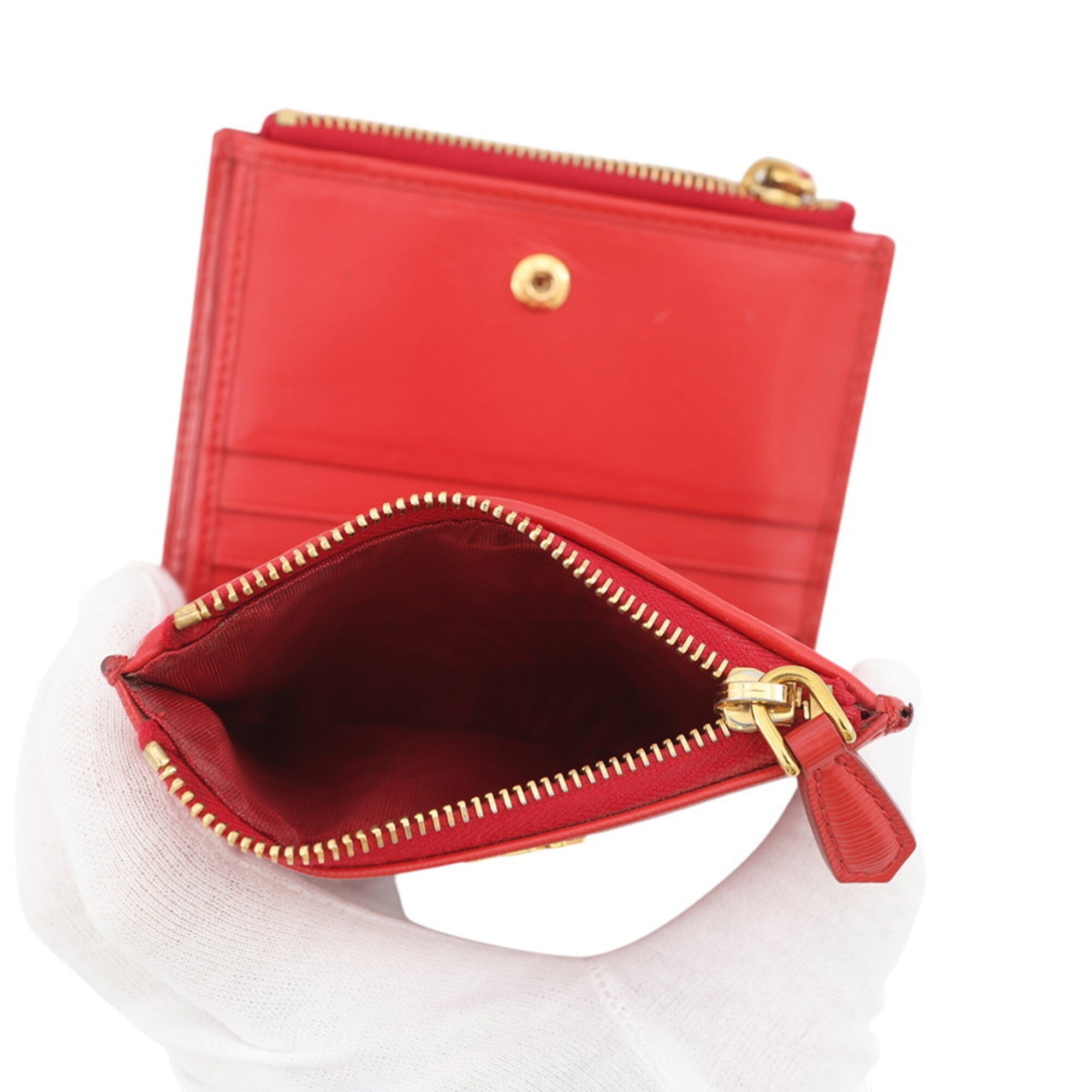 Prada Leather Wallet (Bi-Fold) (Pre-Owned)