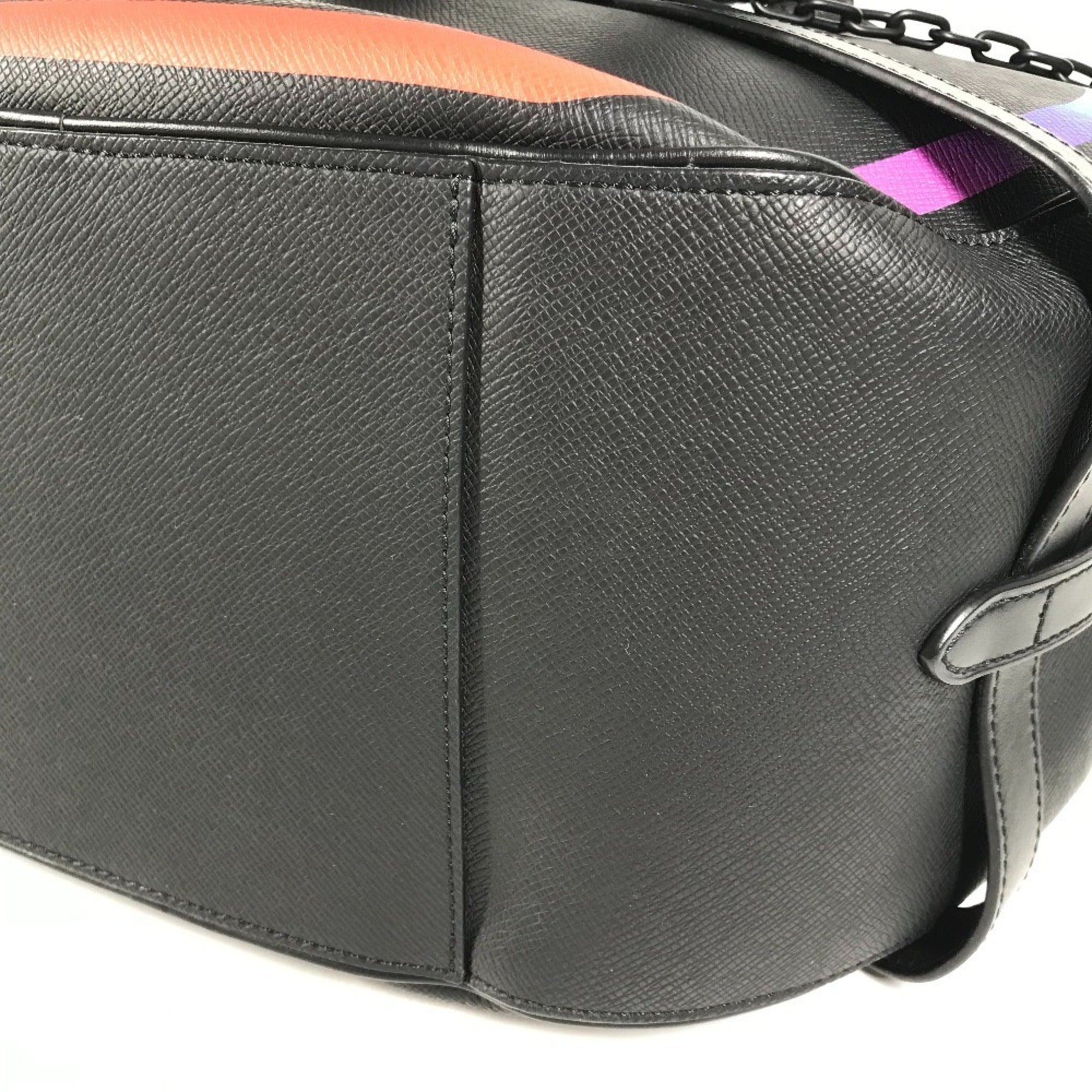 Louis Vuitton Taiga Ardoise Black Taiga Leather Pochette Shoulder Bag (Pre-Owned)