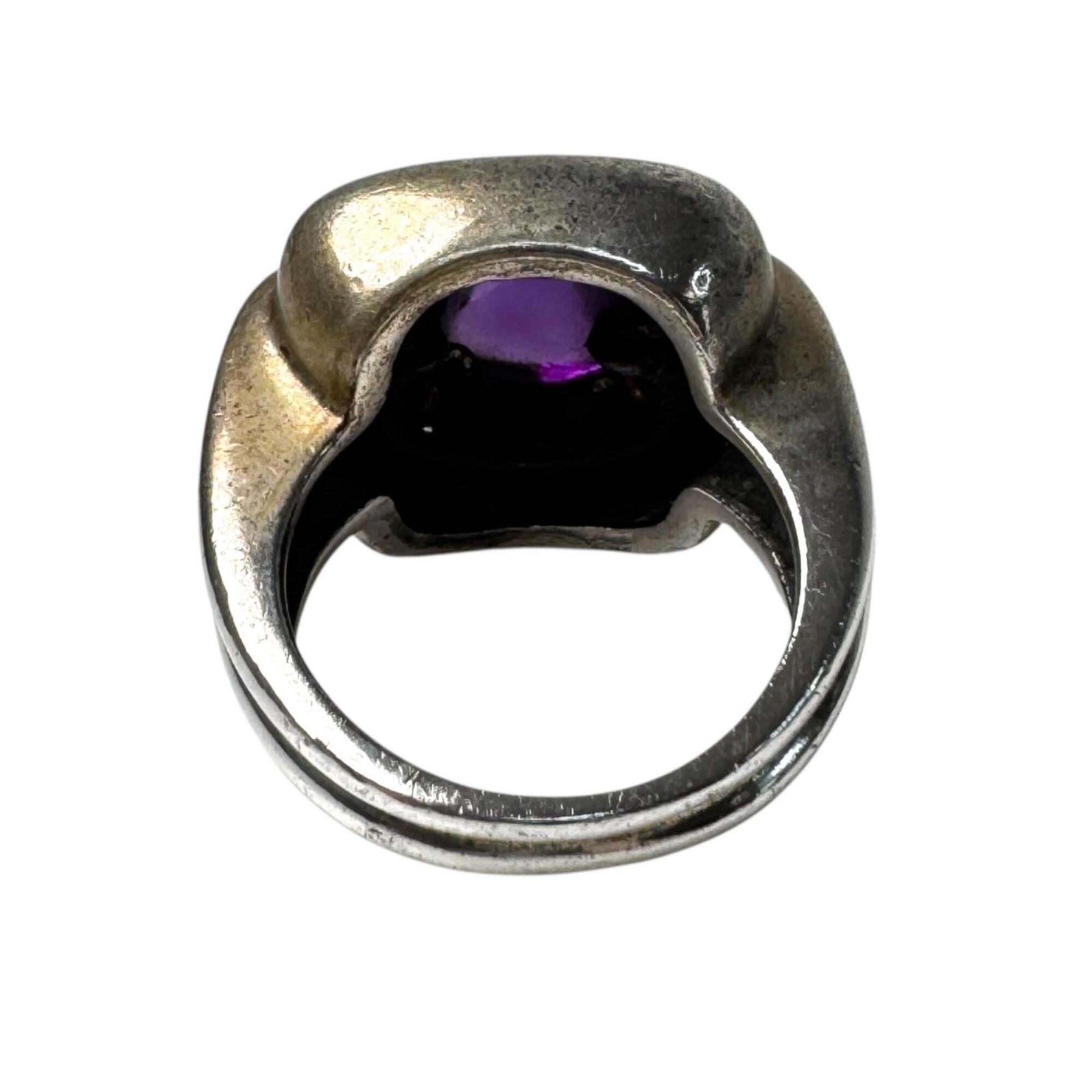 Tiffany Gold Silver Purple Gold (18K) Silver 925 Band Ring (Pre-Owned)