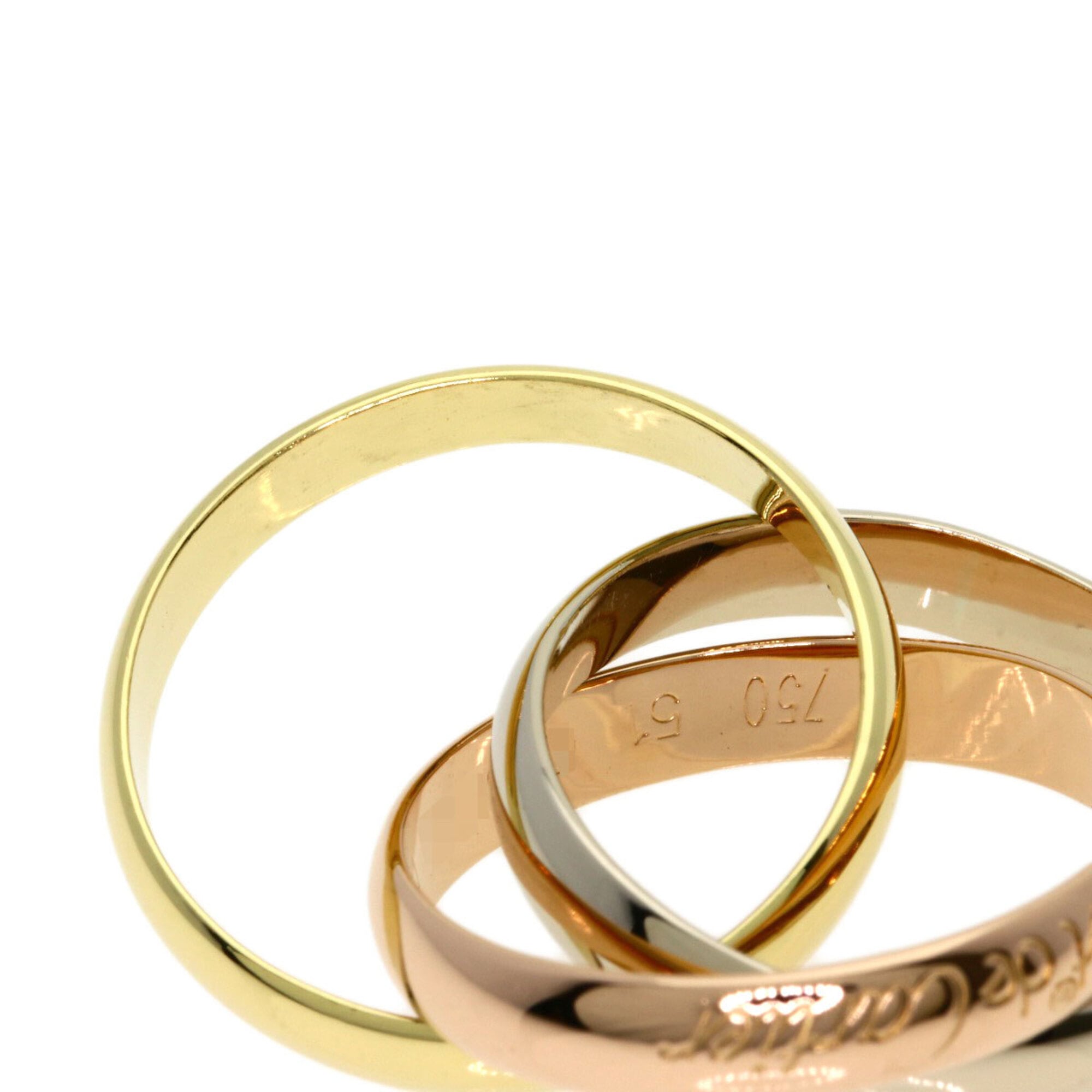 Cartier Yellow Gold (18K) Pink Gold (18K) White Gold (18K) Band Ring (Pre-Owned)