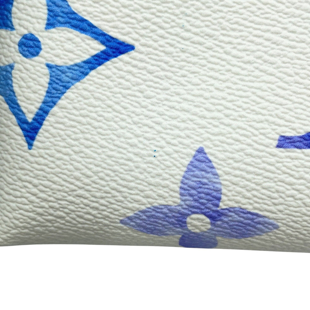 Louis Vuitton Monogram Blue Cream Monogram Pochette Pouch (Pre-Owned)