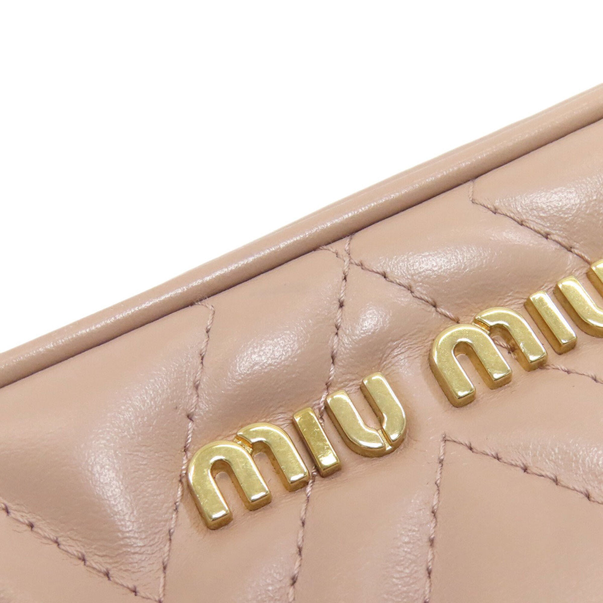 Miu Miu Pink Leather Shoulder Bag (Pre-Owned)