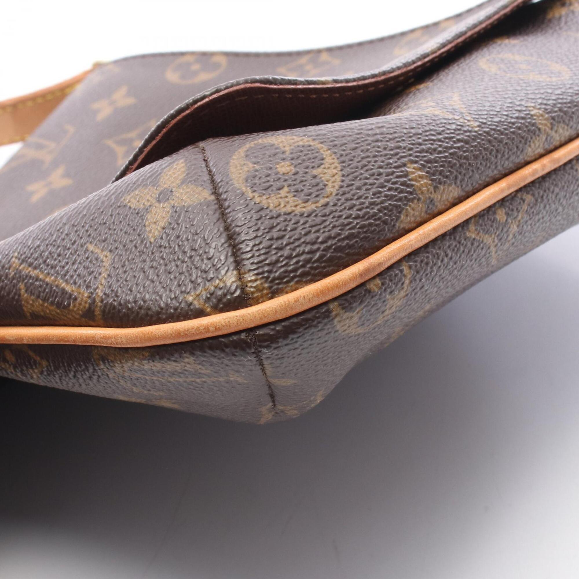 Louis Vuitton Brown Coated Canvas Pvc Monogram Leather Handbag Shoulder Bag (Pre-Owned)
