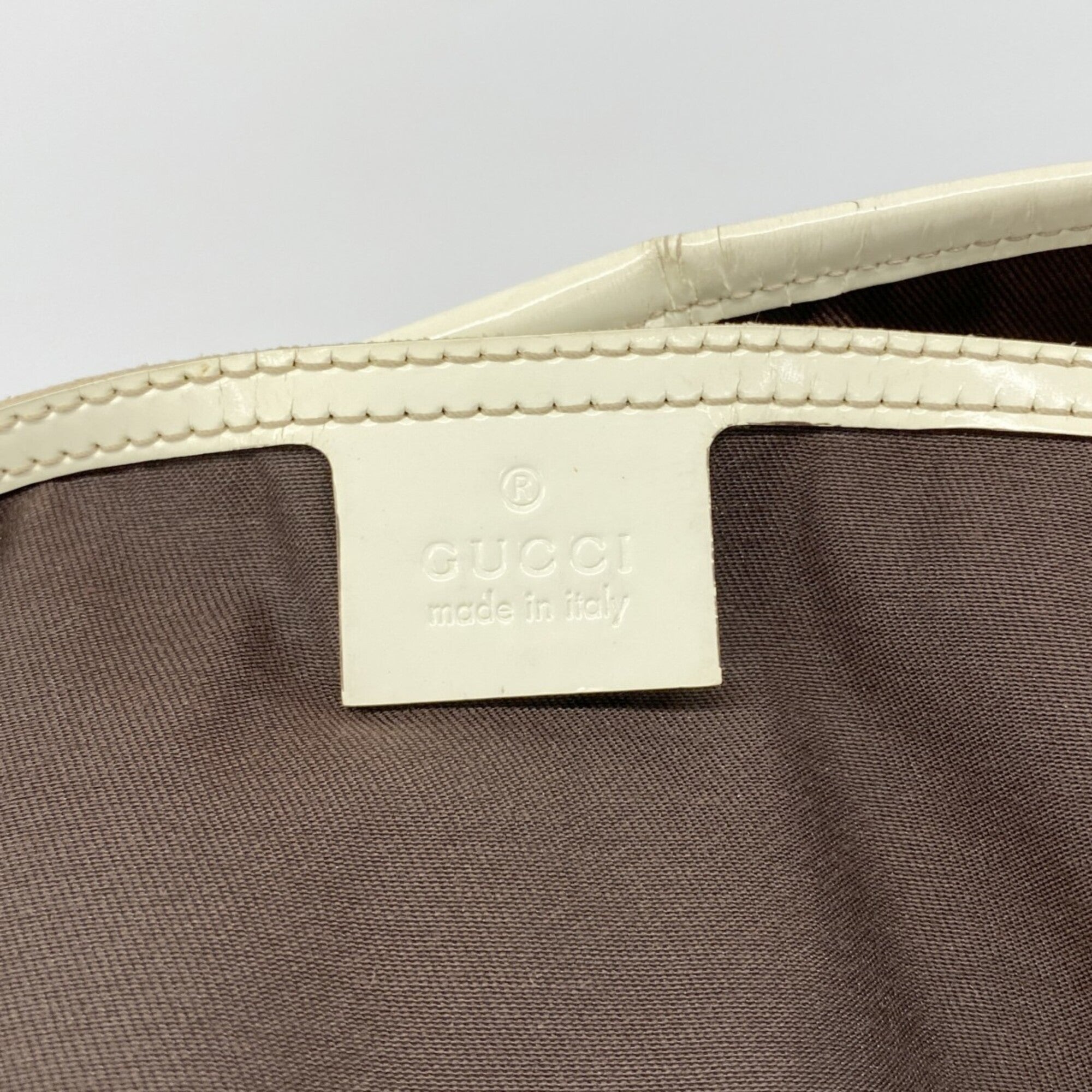 Gucci Brown Pvc Tote Bag (Pre-Owned)