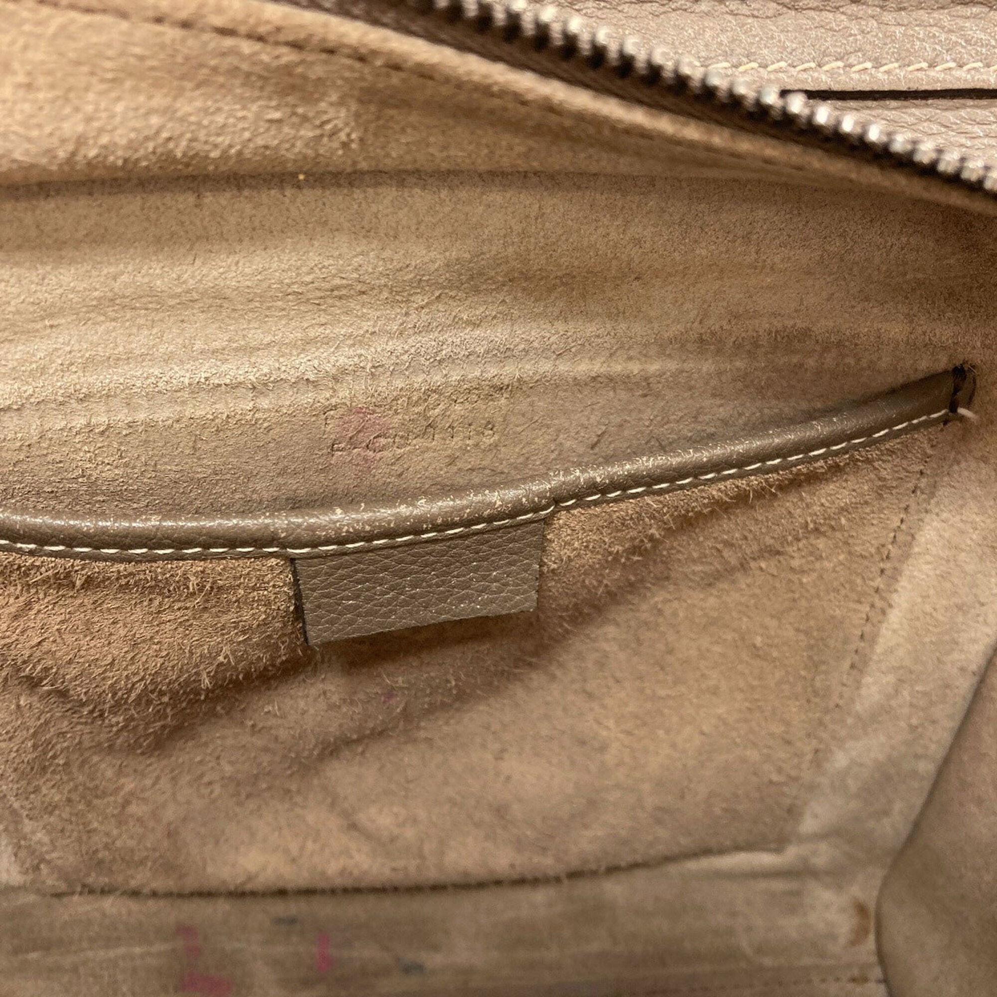 Celine Grayish Leather Handbag (Pre-Owned)