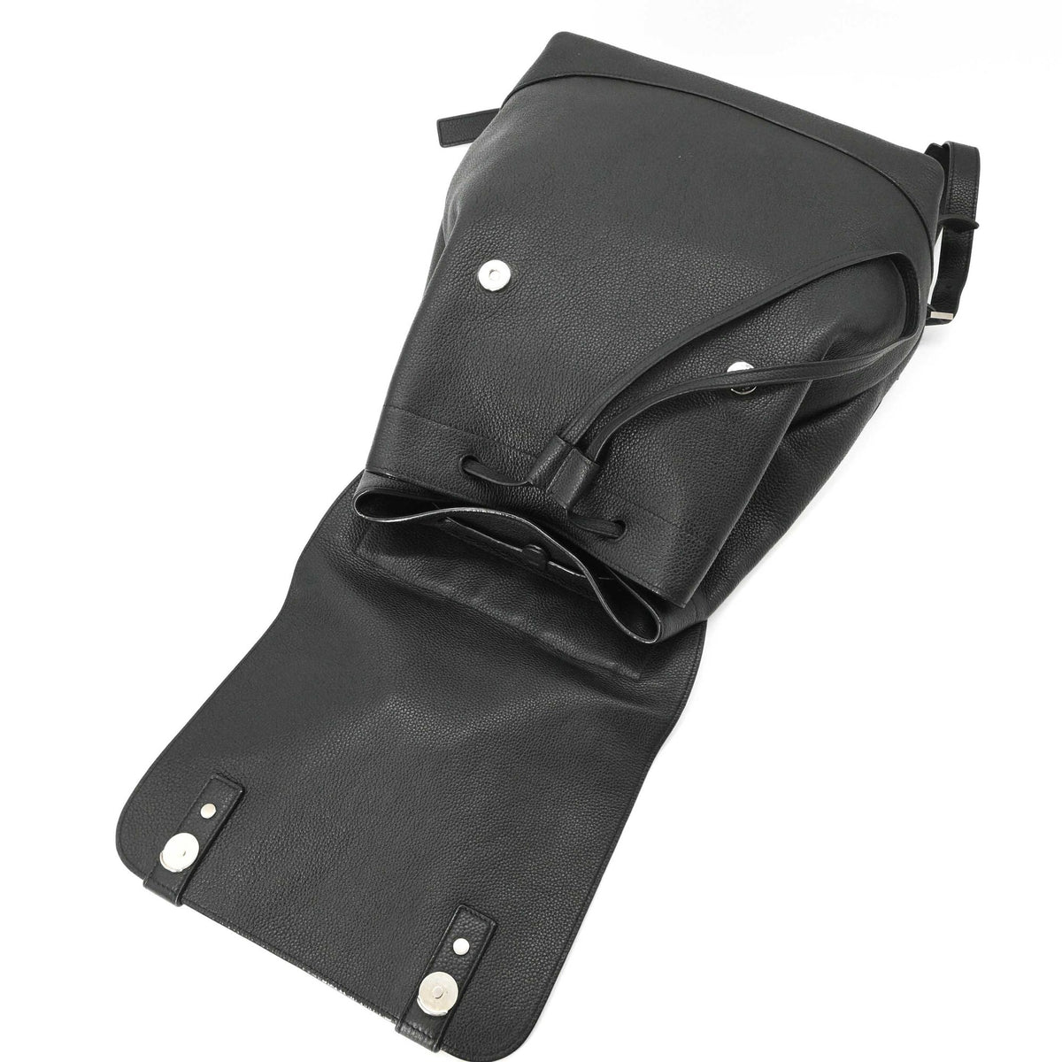 Saint Laurent Black Leather Backpack (Pre-Owned)