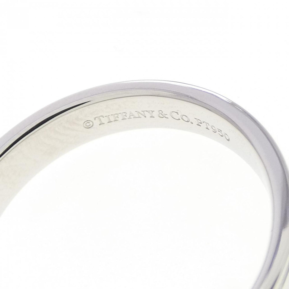 Tiffany Platinum 950 Band Ring (Pre-Owned)